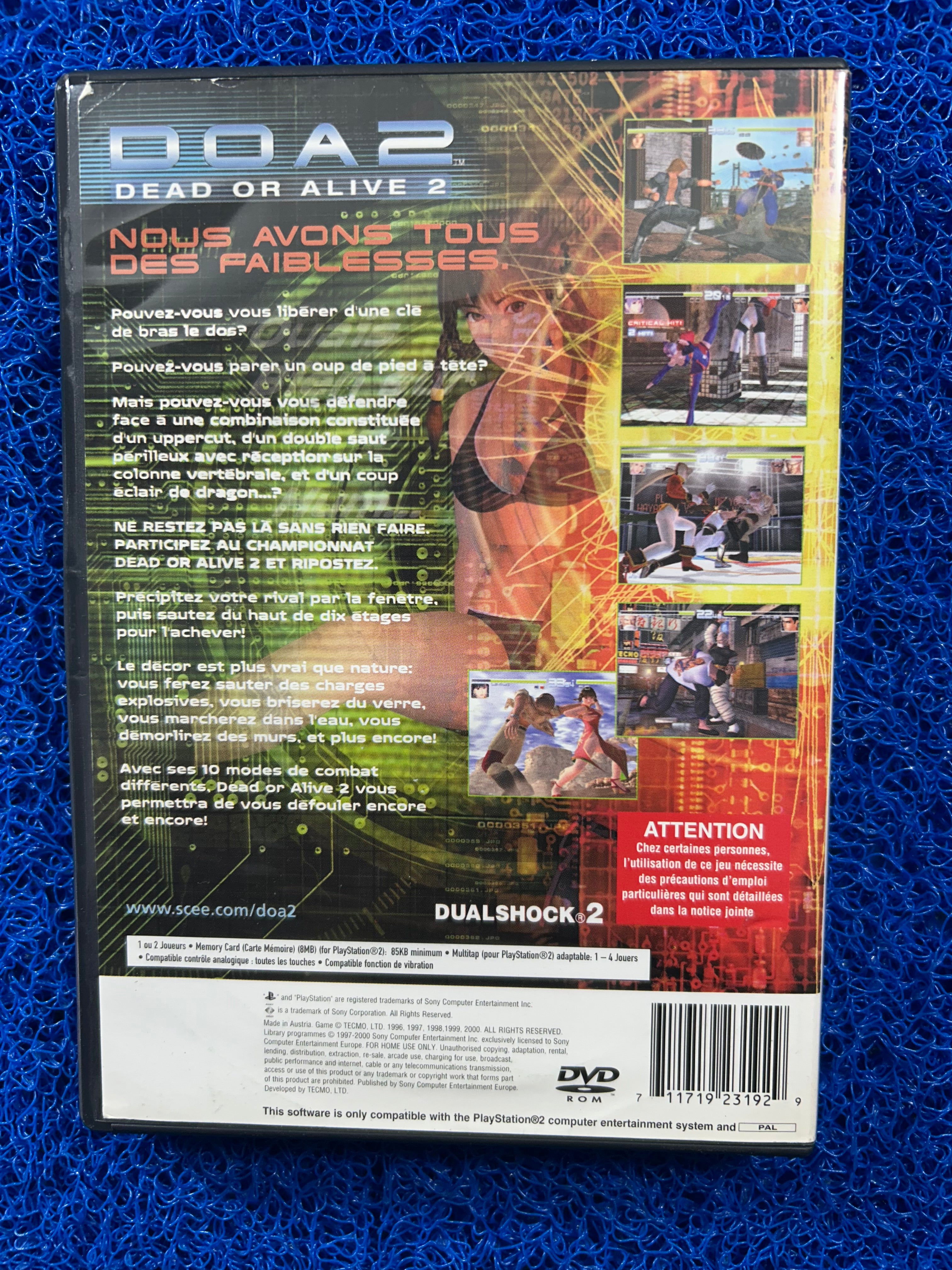 PS2 Dead or alive 2 (E)