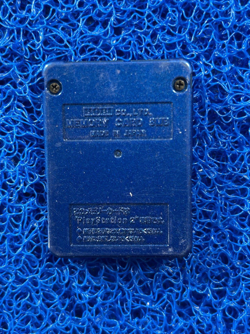 ACESSÓRIOS Memory card de ps2 azul metálico