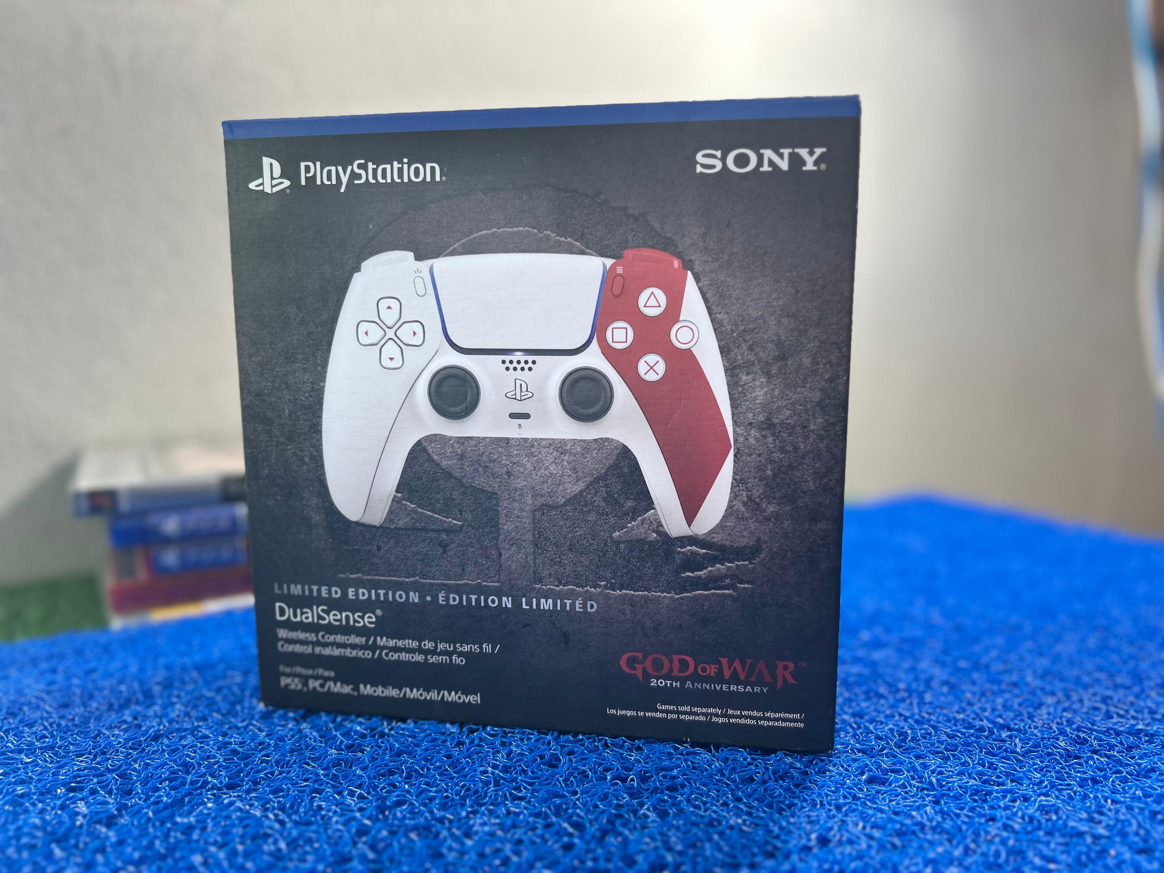 ACESSÓRIOS Controle dualsense de PS5 edição God of war (LACRADO)