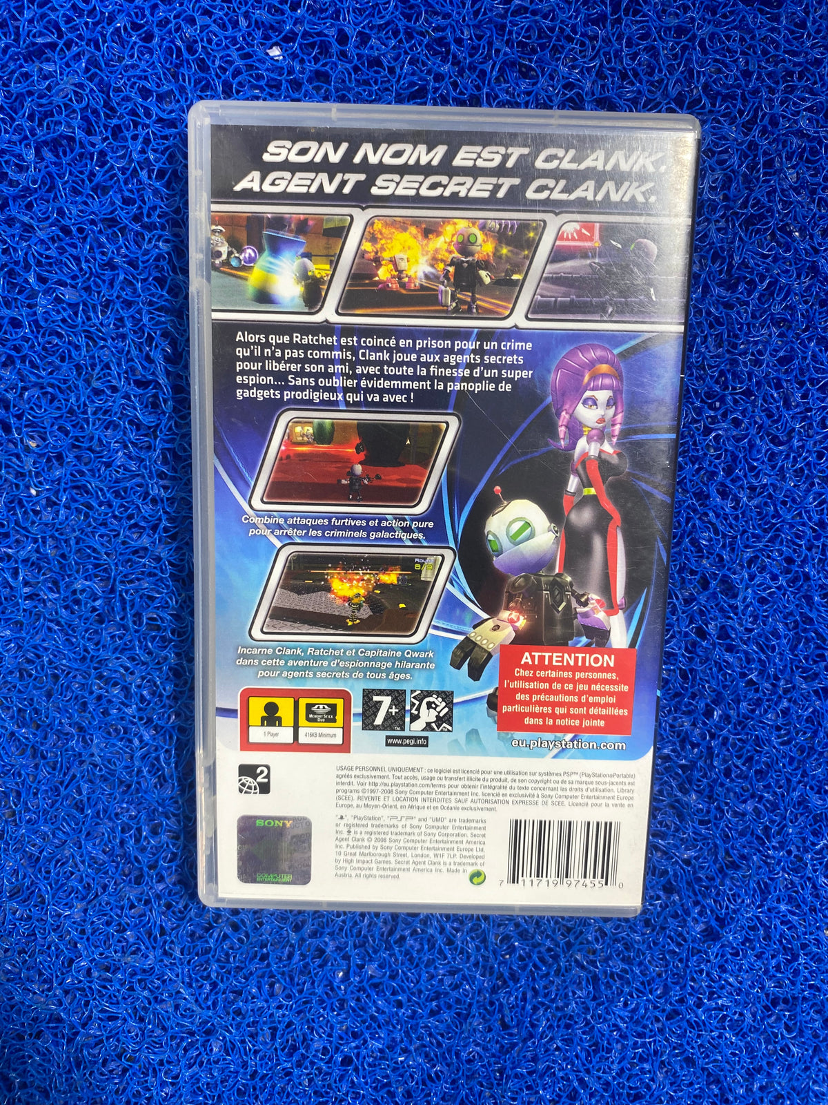 PSP# Secret agent clank (E)