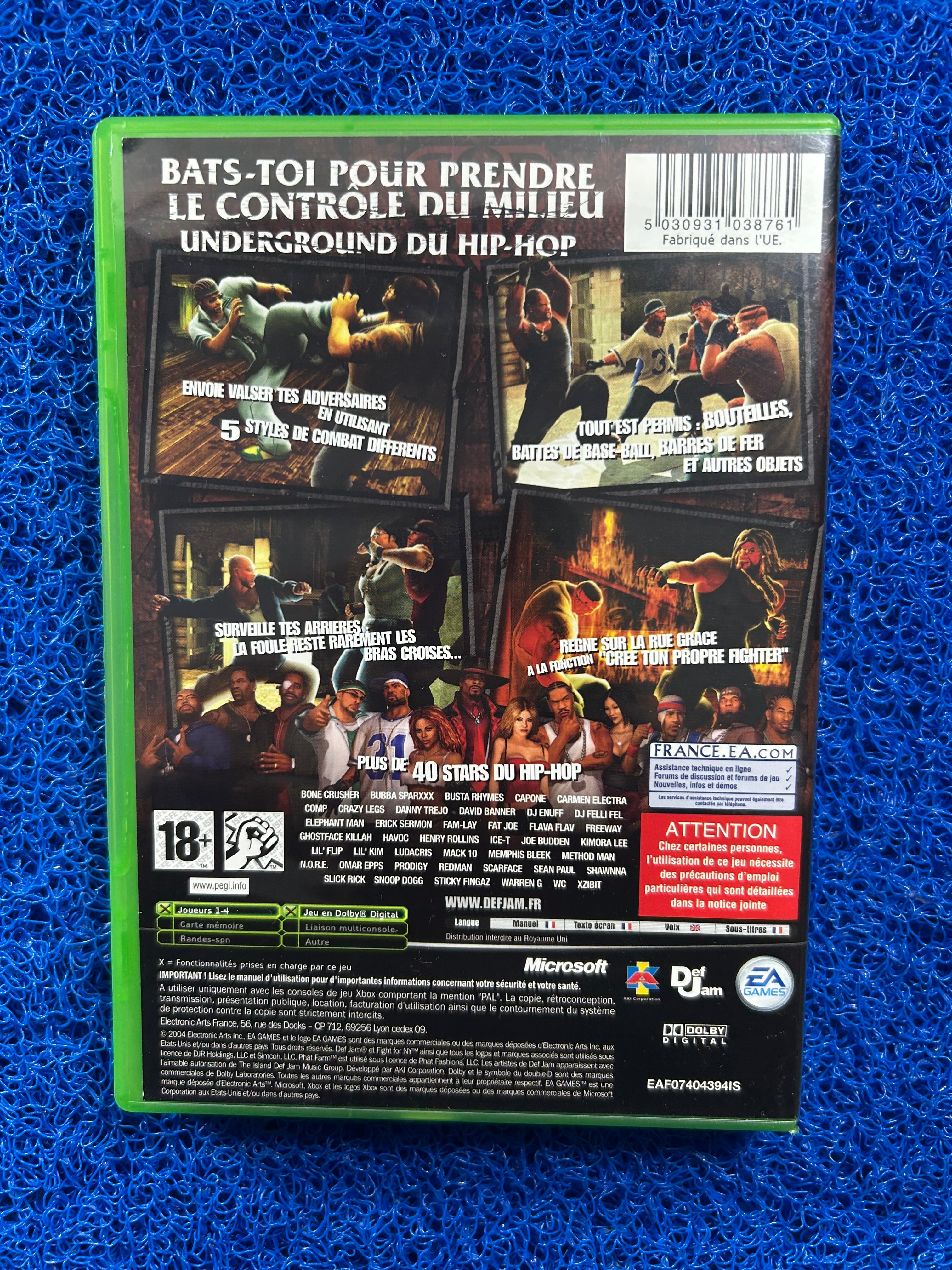 XBOX Def jam Fight in ny (E)