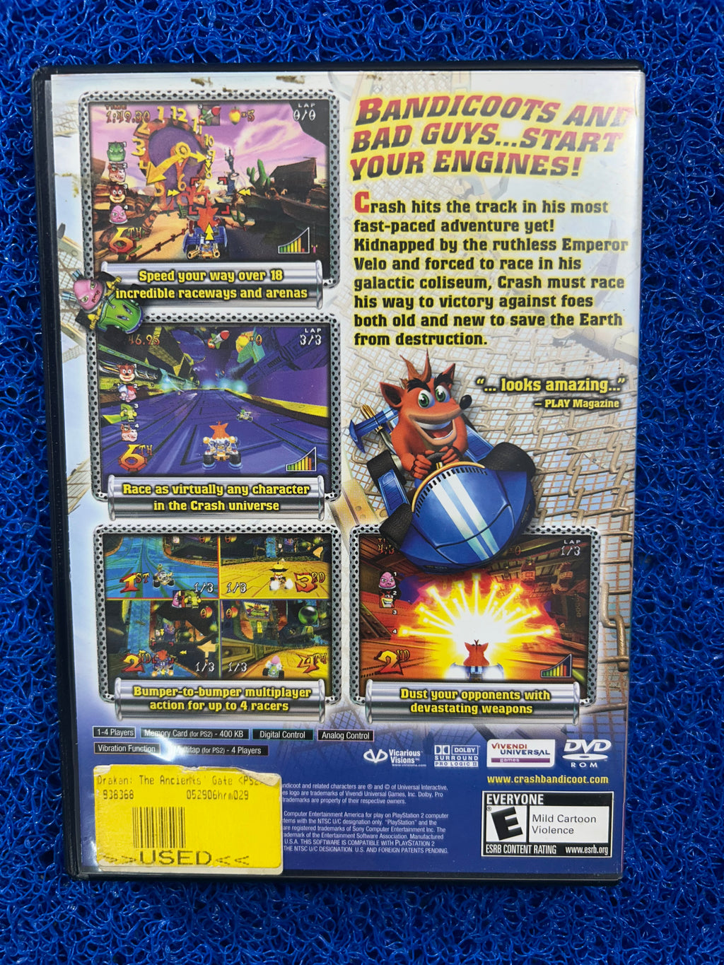 PS2 Crash nitro kart (A)