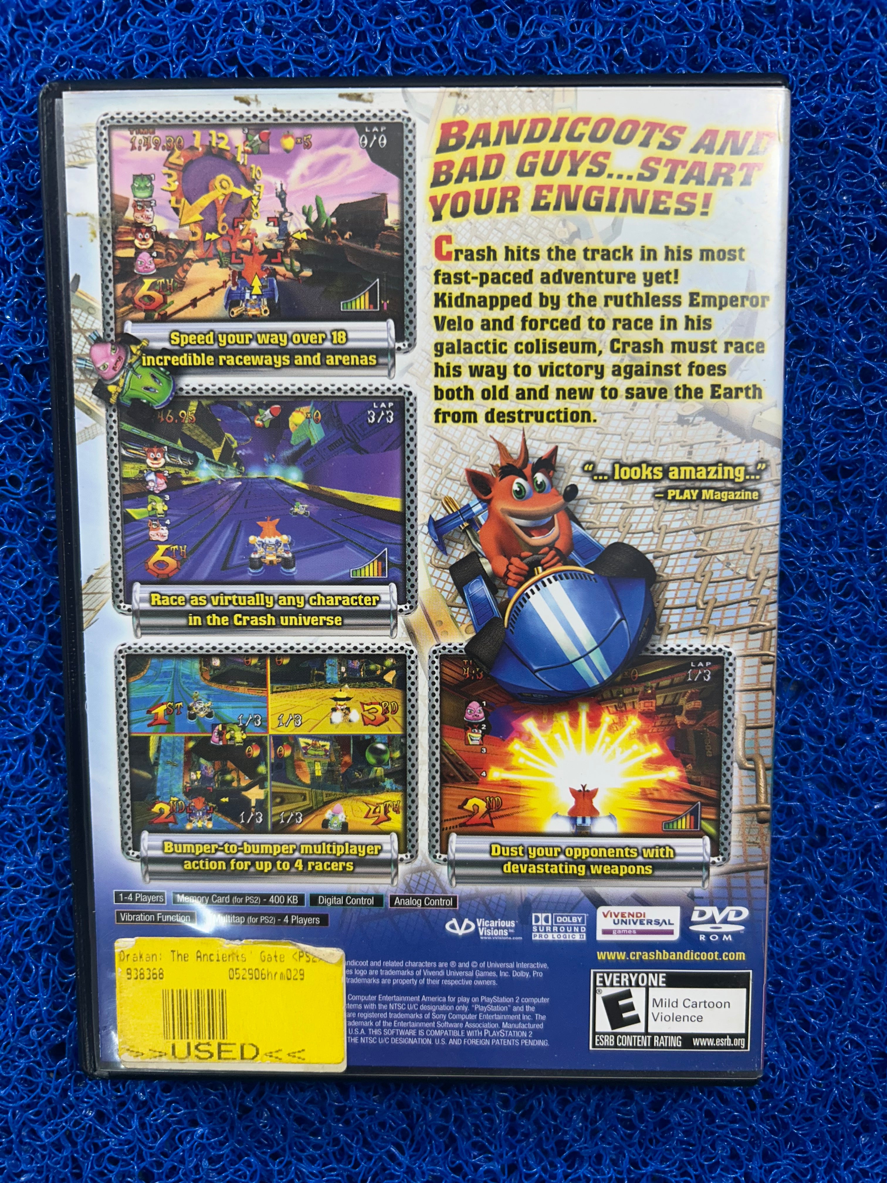PS2 Crash nitro kart (A)