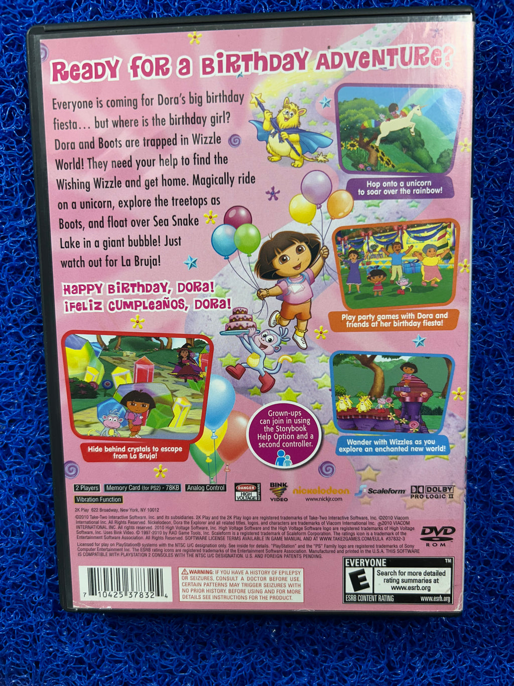 PS2 Dora The Big birthday adventure (A)