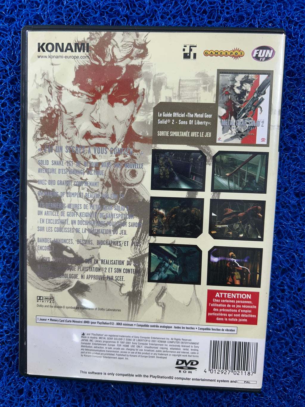 PS2 Metal gear solid 2 (E)