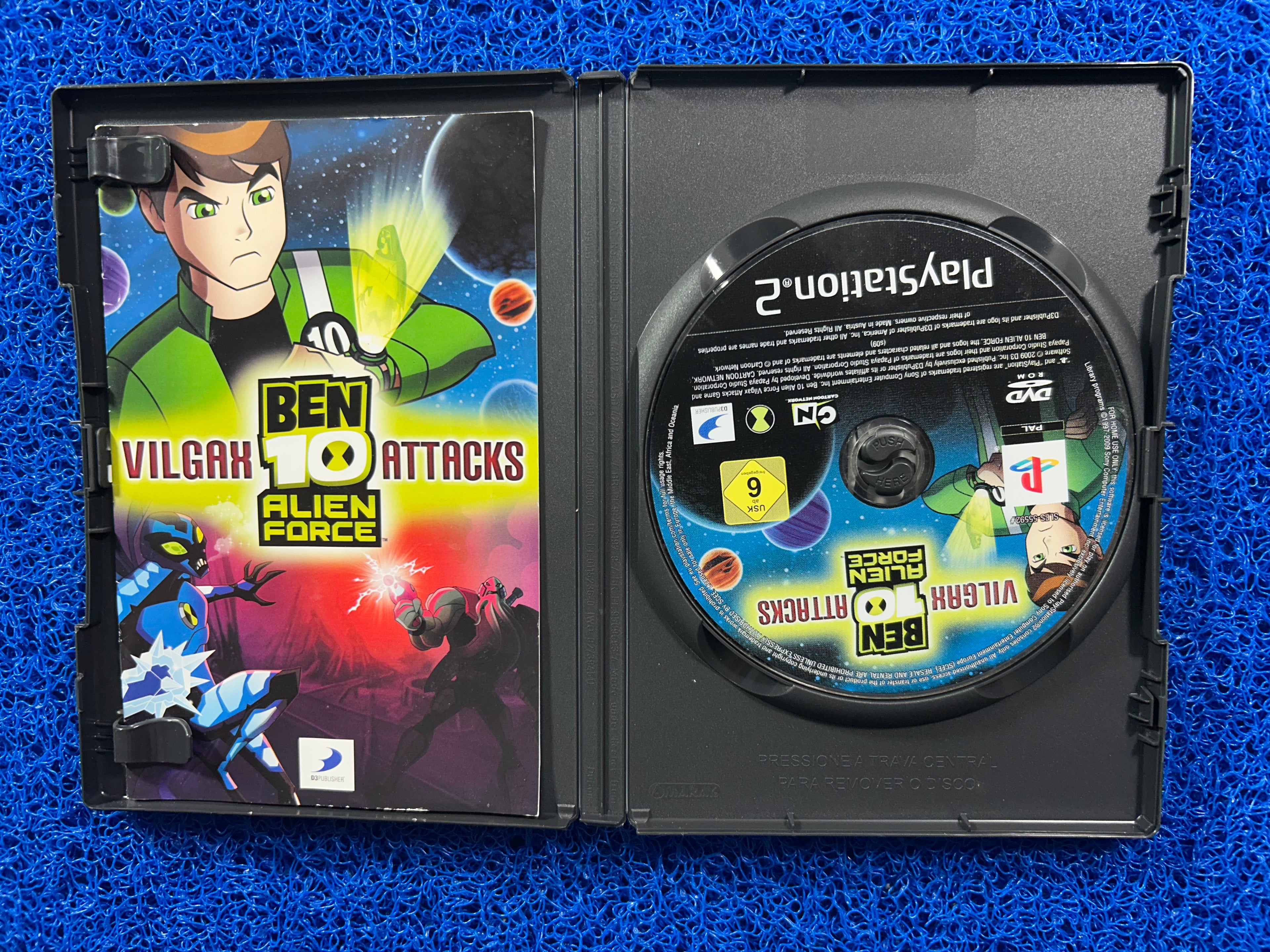 PS2 Ben 10 vilgax alien force attacks (E)