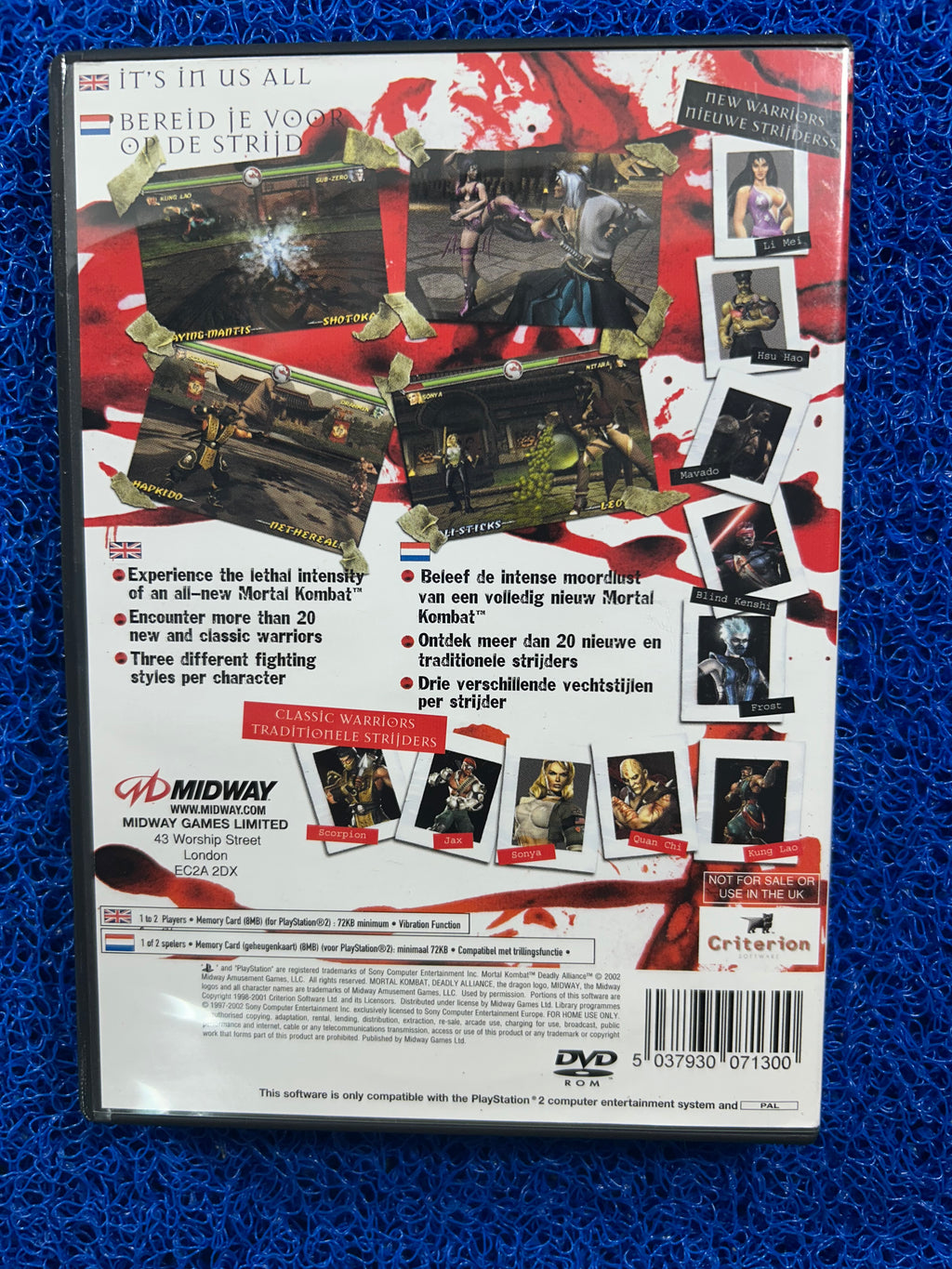 PS2 Mortal kombat deadly alliance (E)
