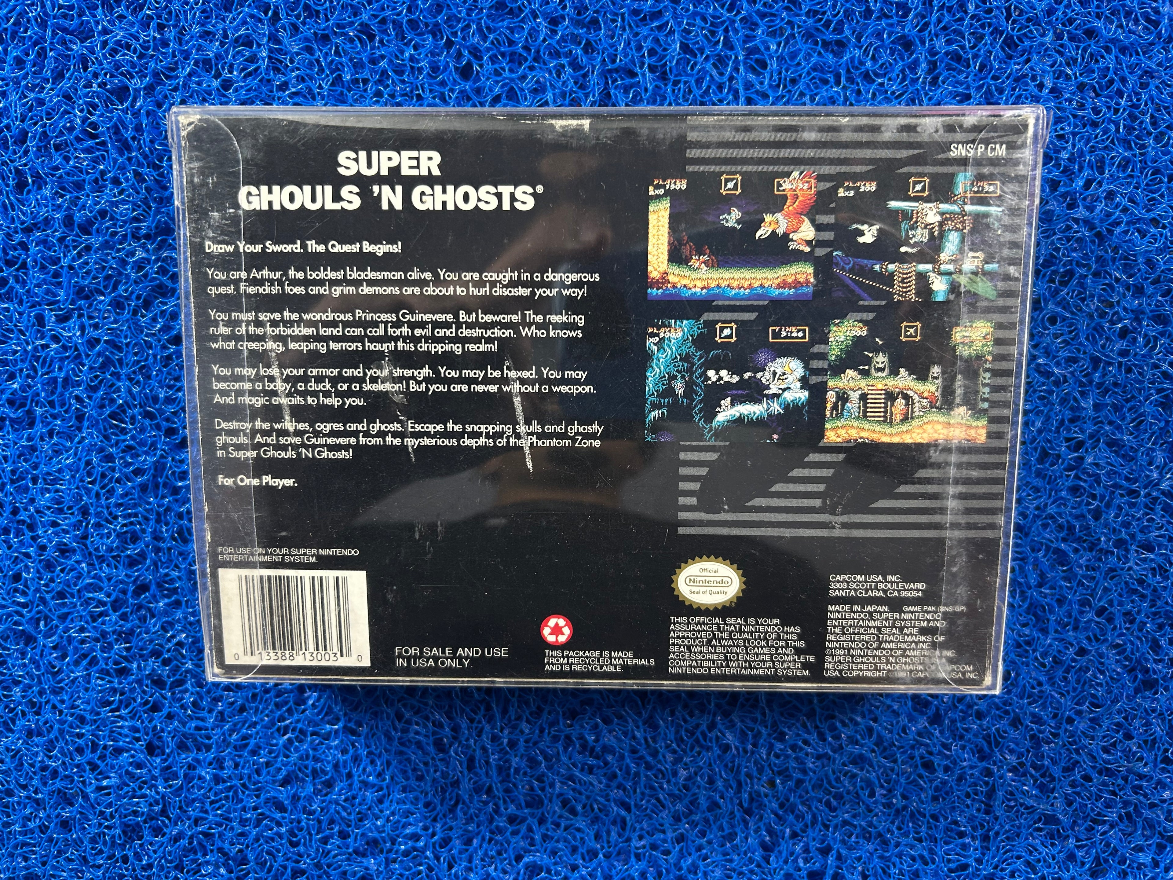 SNES Box Ghouls n’ Ghosts (A)