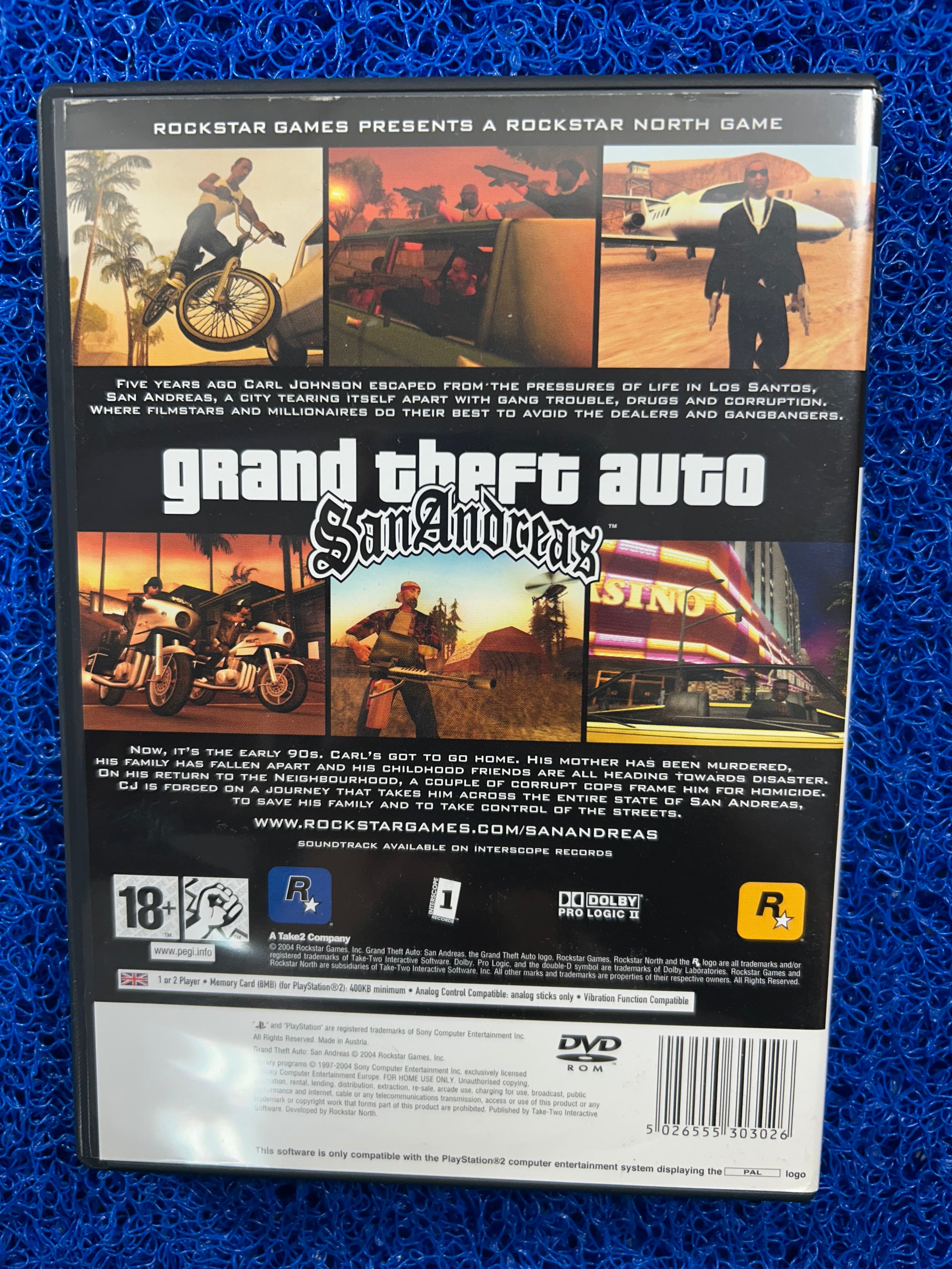 PS2 GTA San andreas (E)