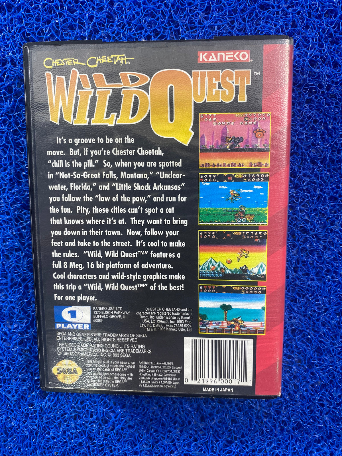 SEGA# Megadrive Chester cheetah wild quest (A)