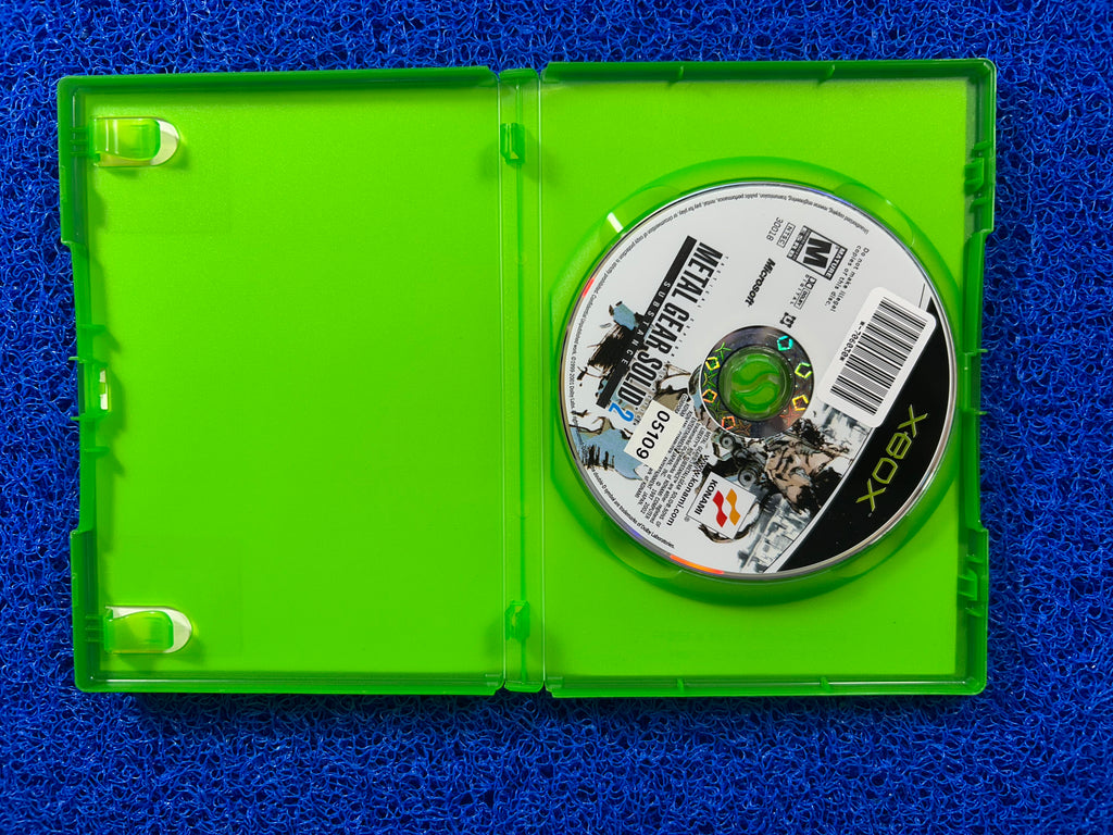 XBOX Metal gear solid 2 (A)