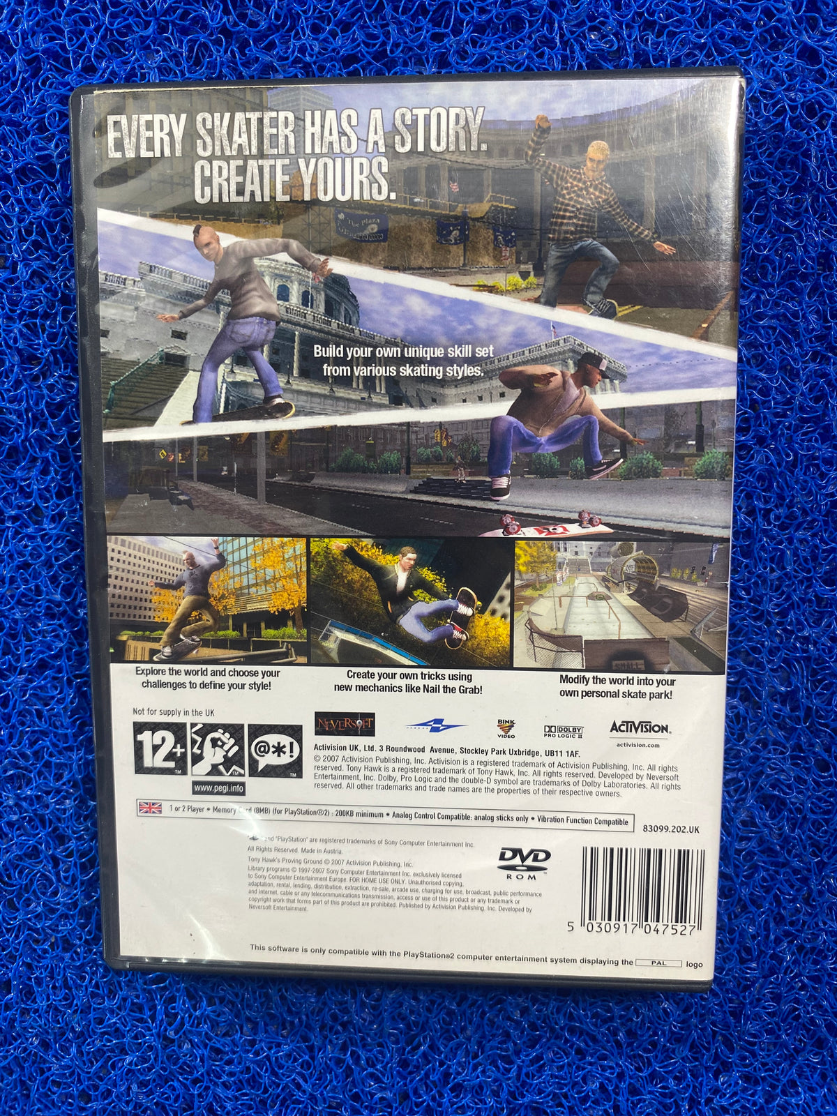 PS2# Tony hawk proving ground (E)