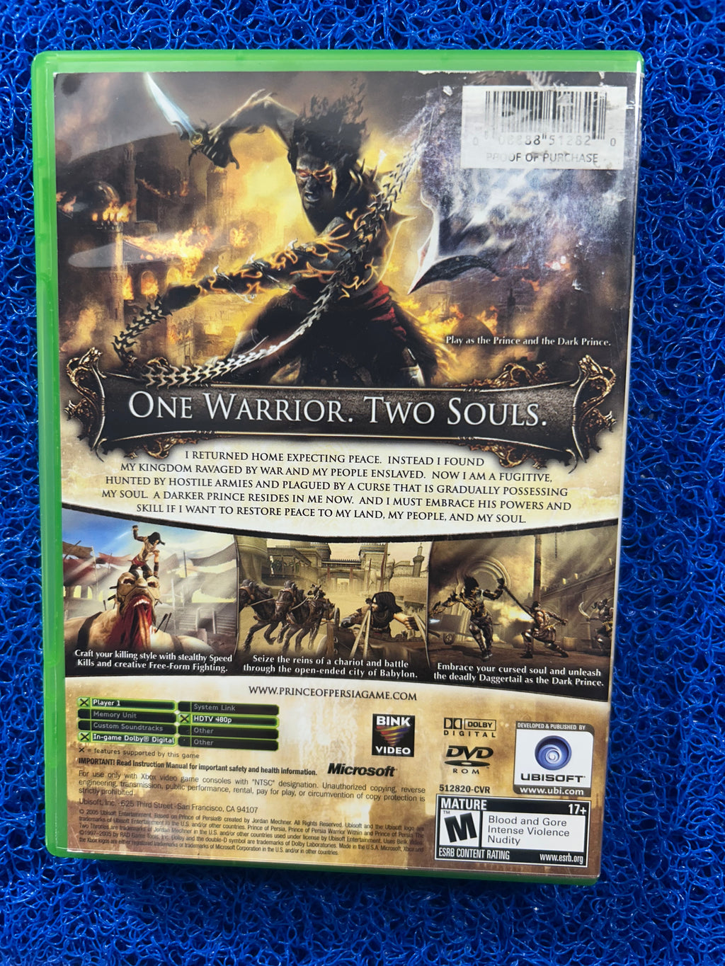 XBOX Prince of persia the two thrones (A)