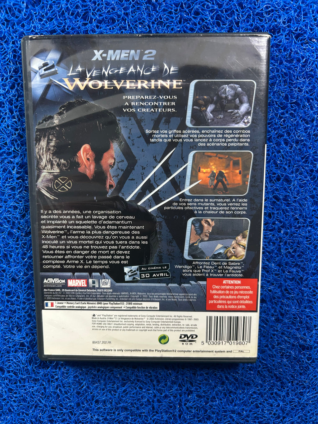 PS2 Wolverine revenge (E)