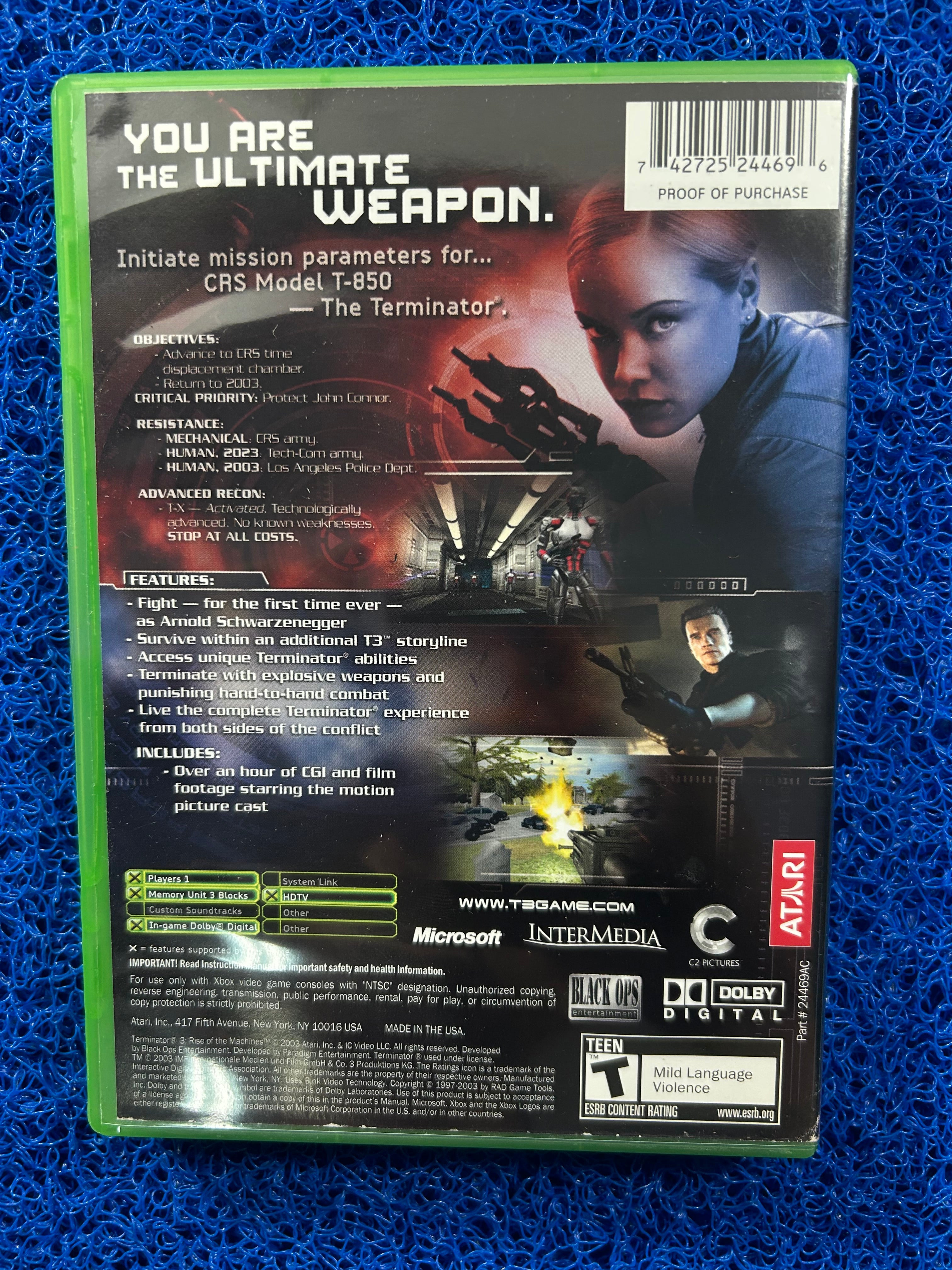 XBOX Terminator 3 (A)