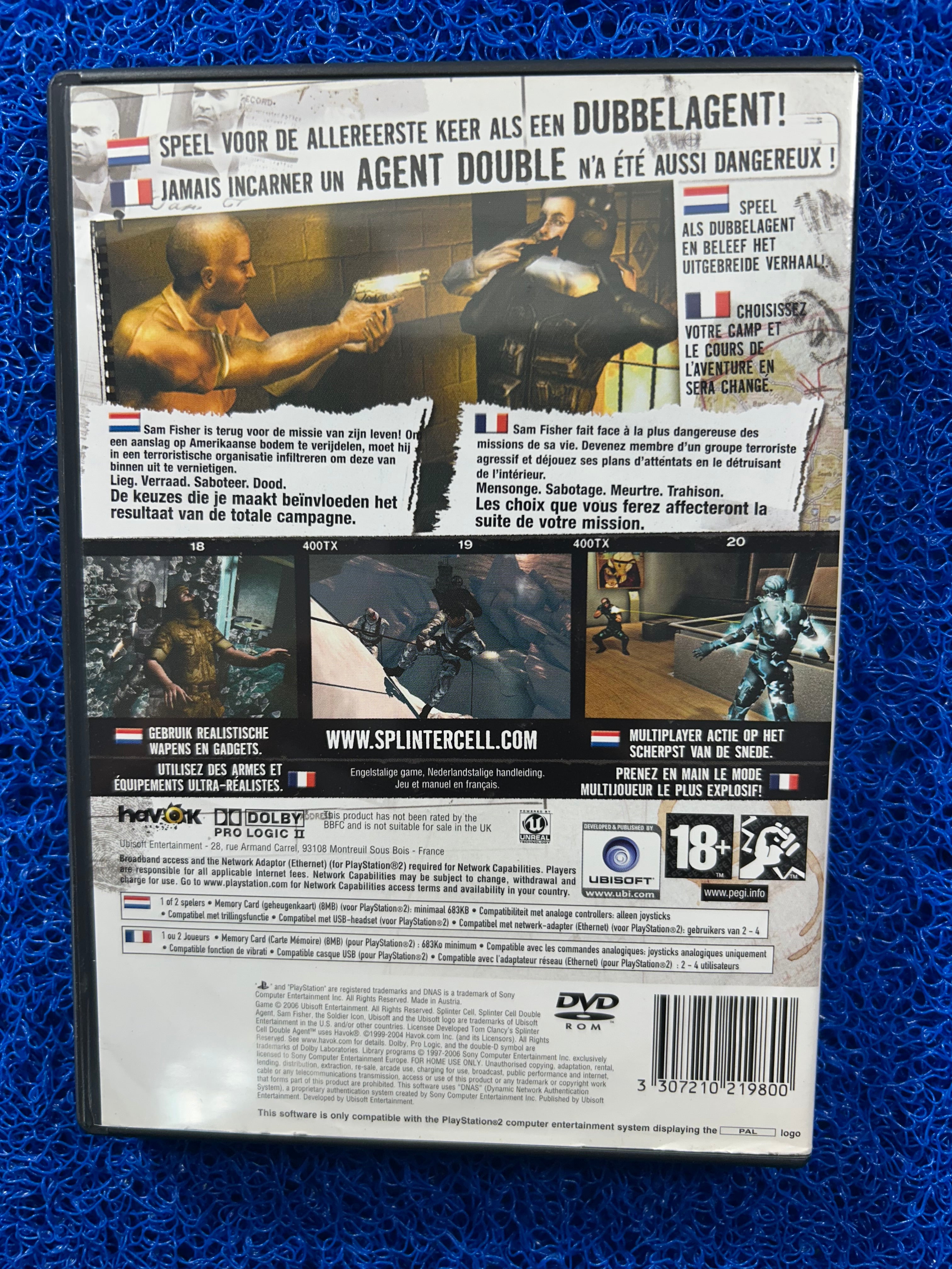 PS2 Splinter cell double agent (E)