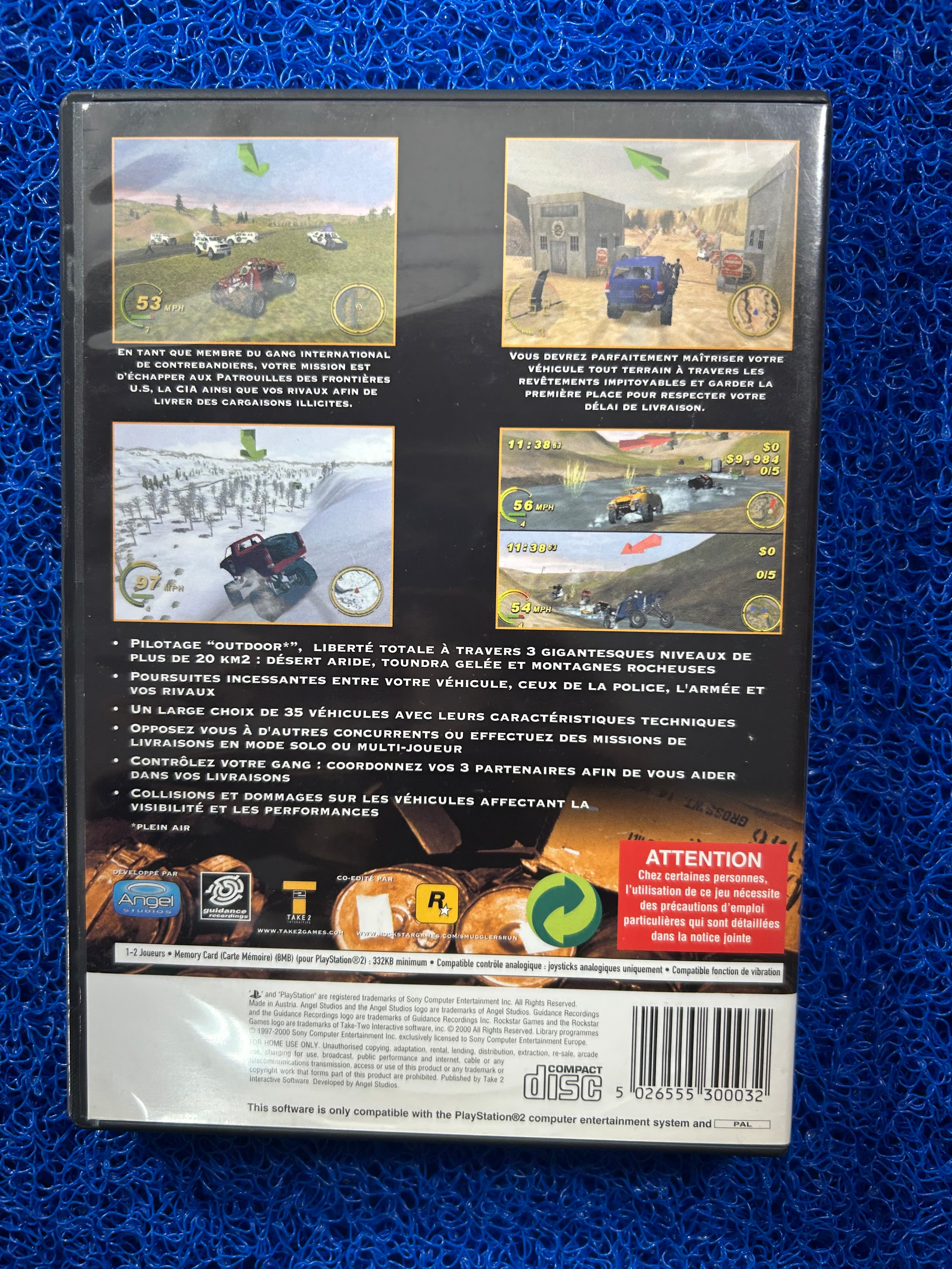 PS2 Smuggler’s run (E)