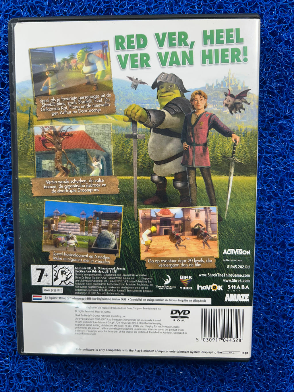 PS2 Shrek the third (E)