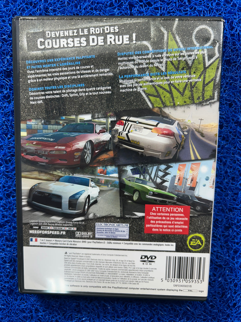 PS2 Need for speed pro street (E)