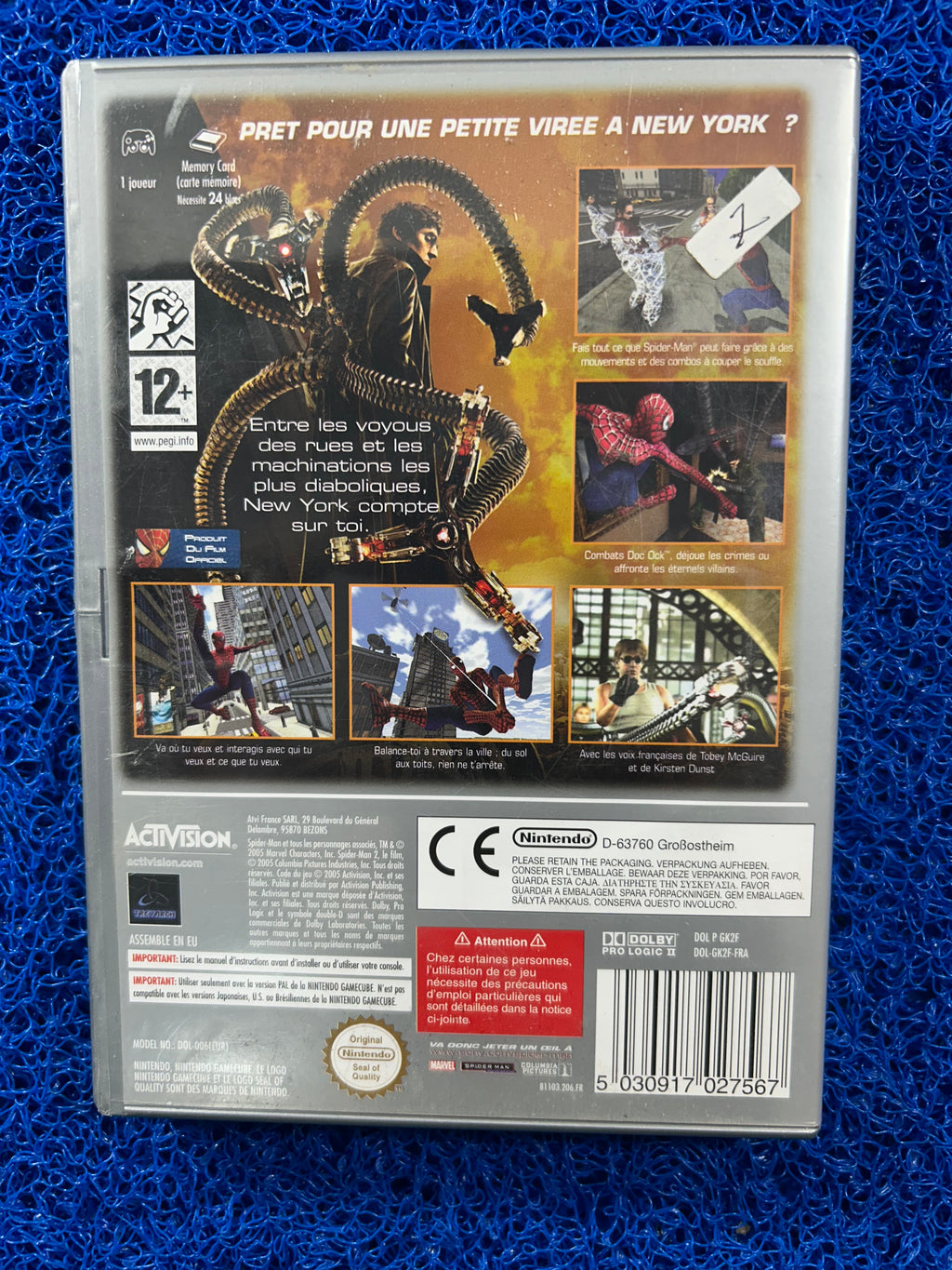 GAMECUBE Spider man 2 (E)