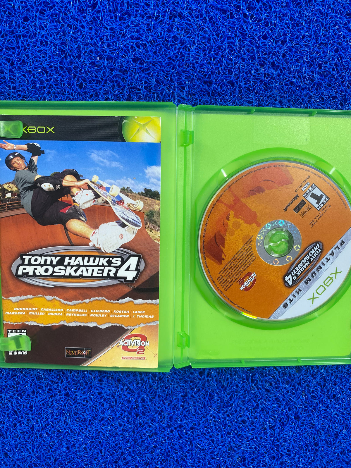 XBOX# Tony hawk proskater 4 (A)