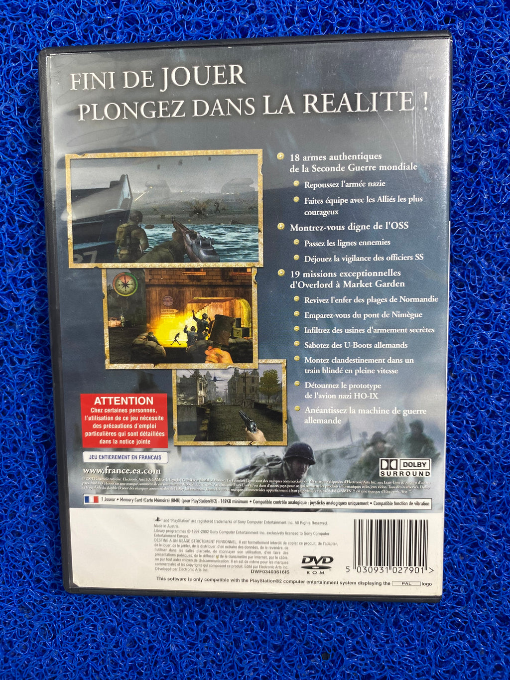 PS2# Medal of honor frontline (E)