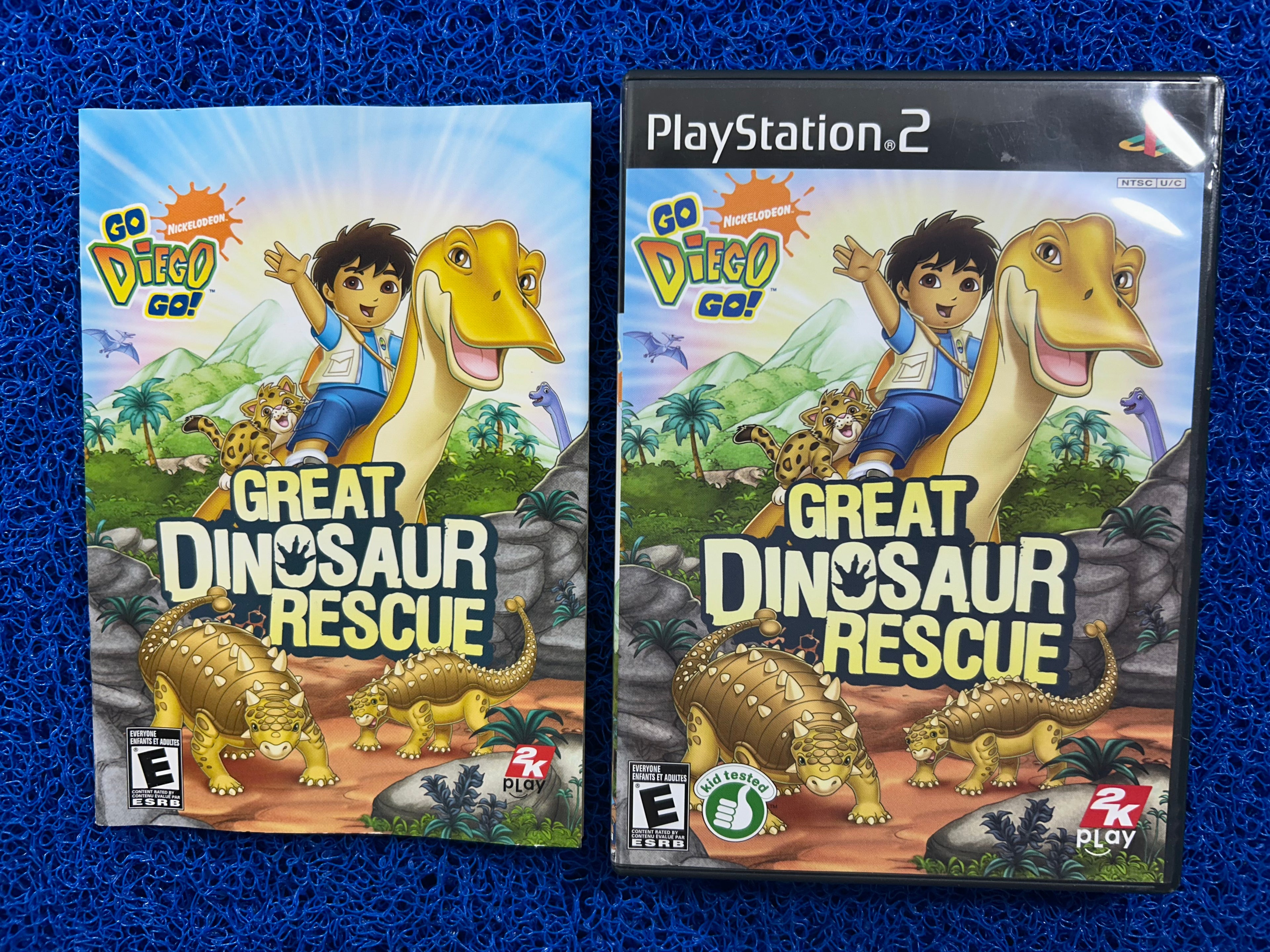 PS2 Diego great dinosaur rescue (A)
