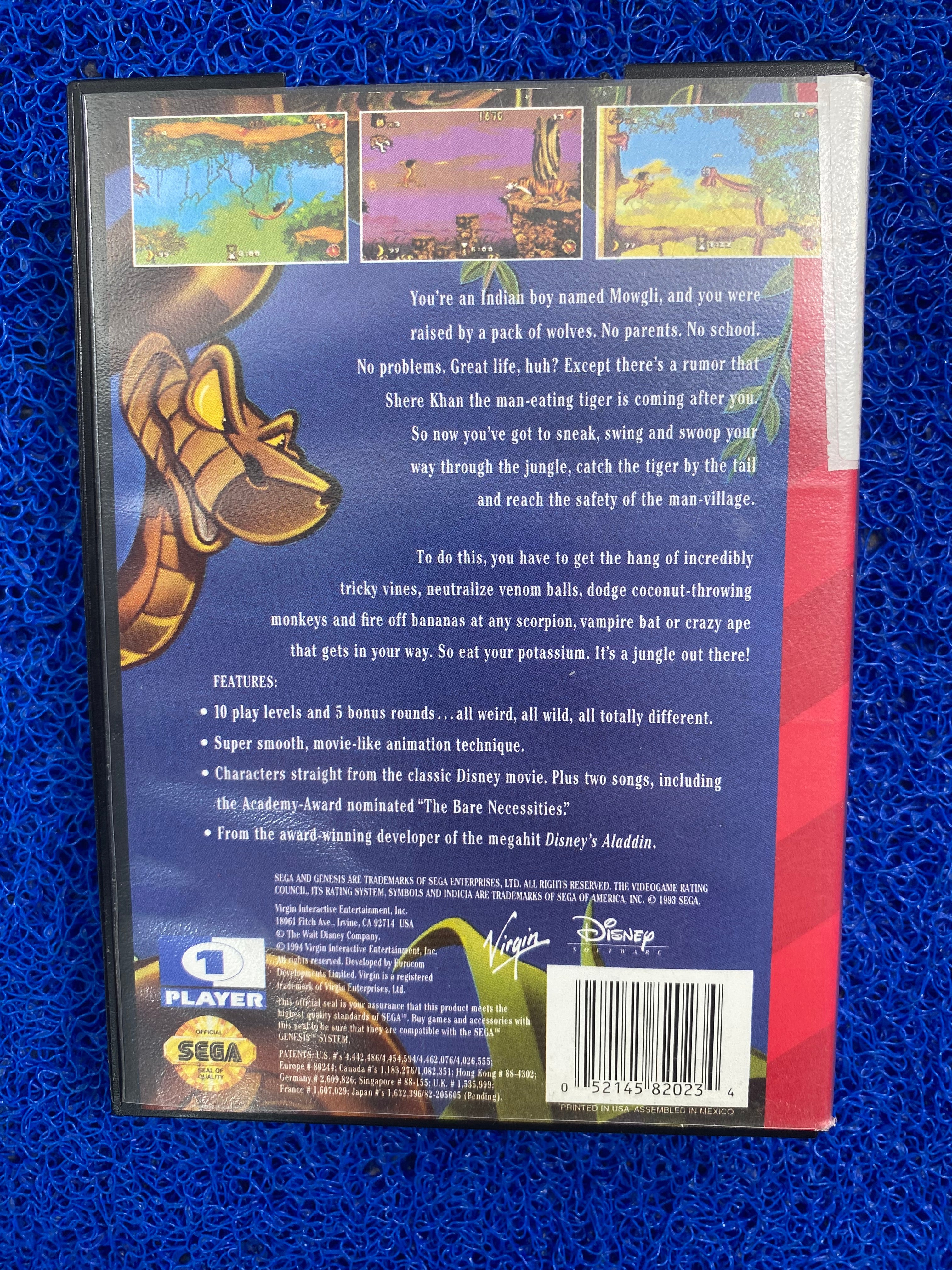 SEGA# Megadrive The jungle book (A)