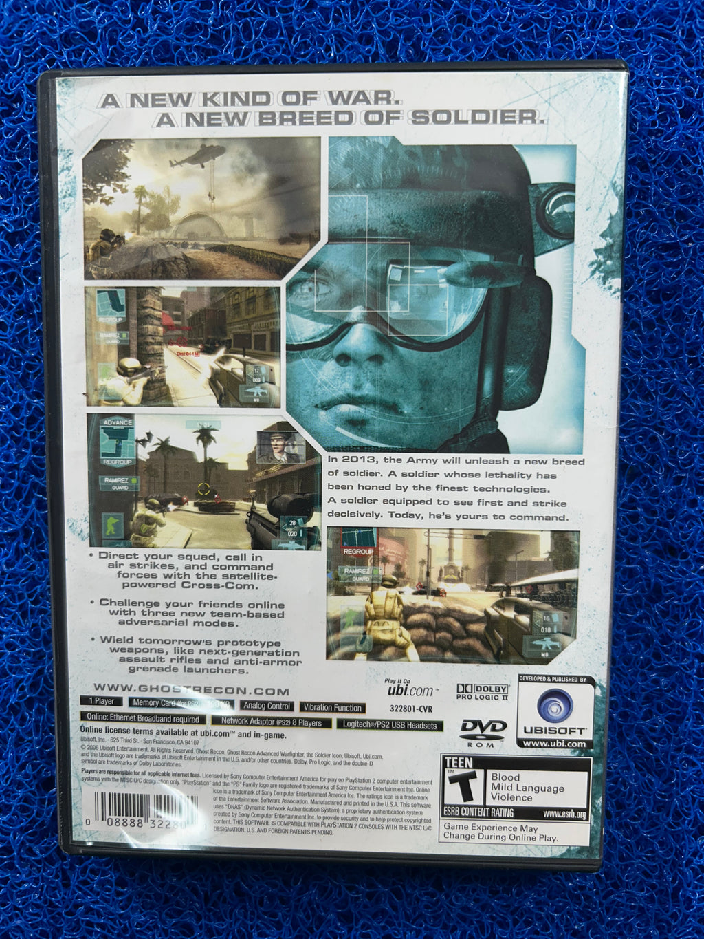 PS2 Ghost recon advanced warfighter (A)
