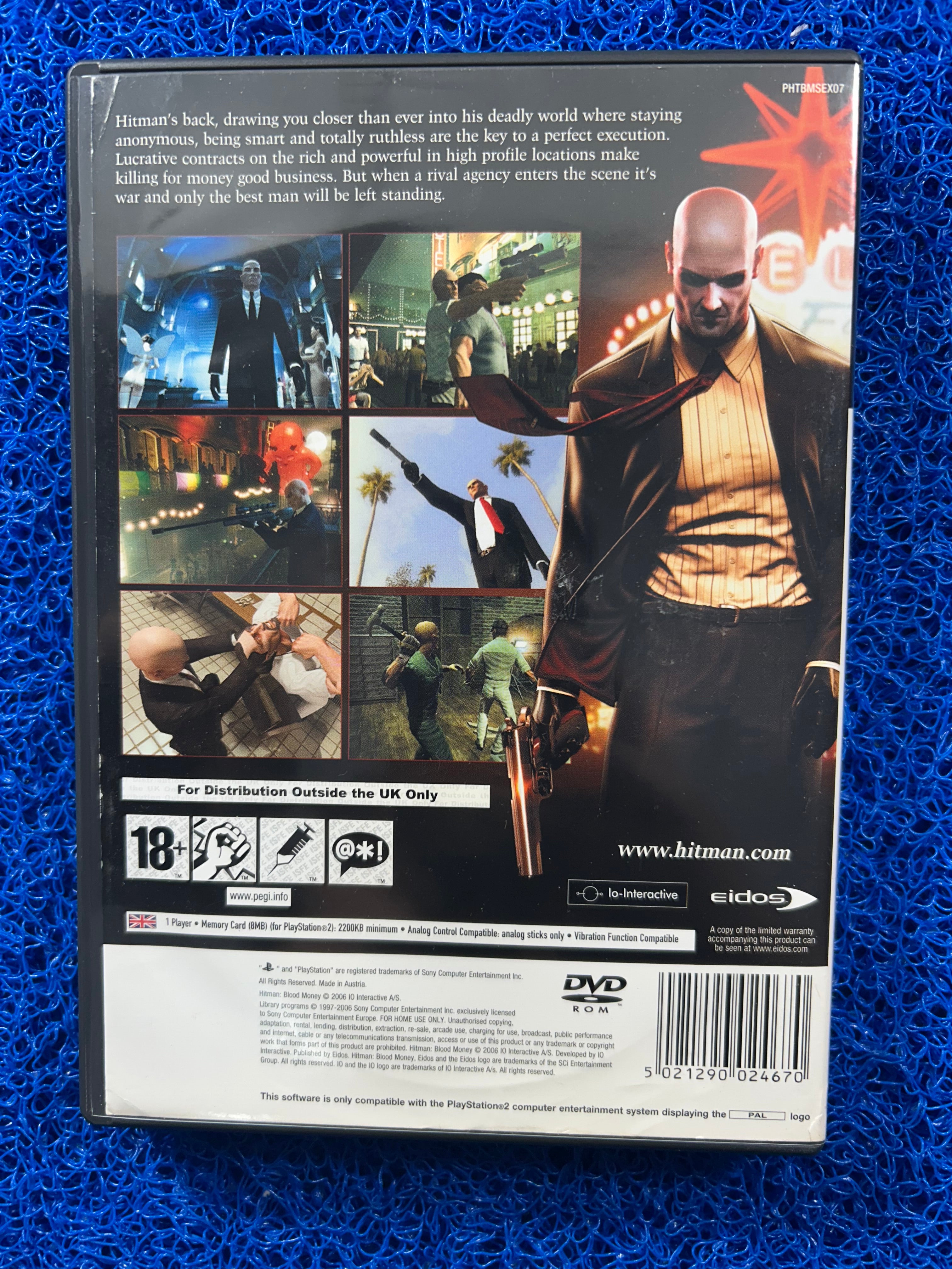 PS2 Hitman Blood money (E)