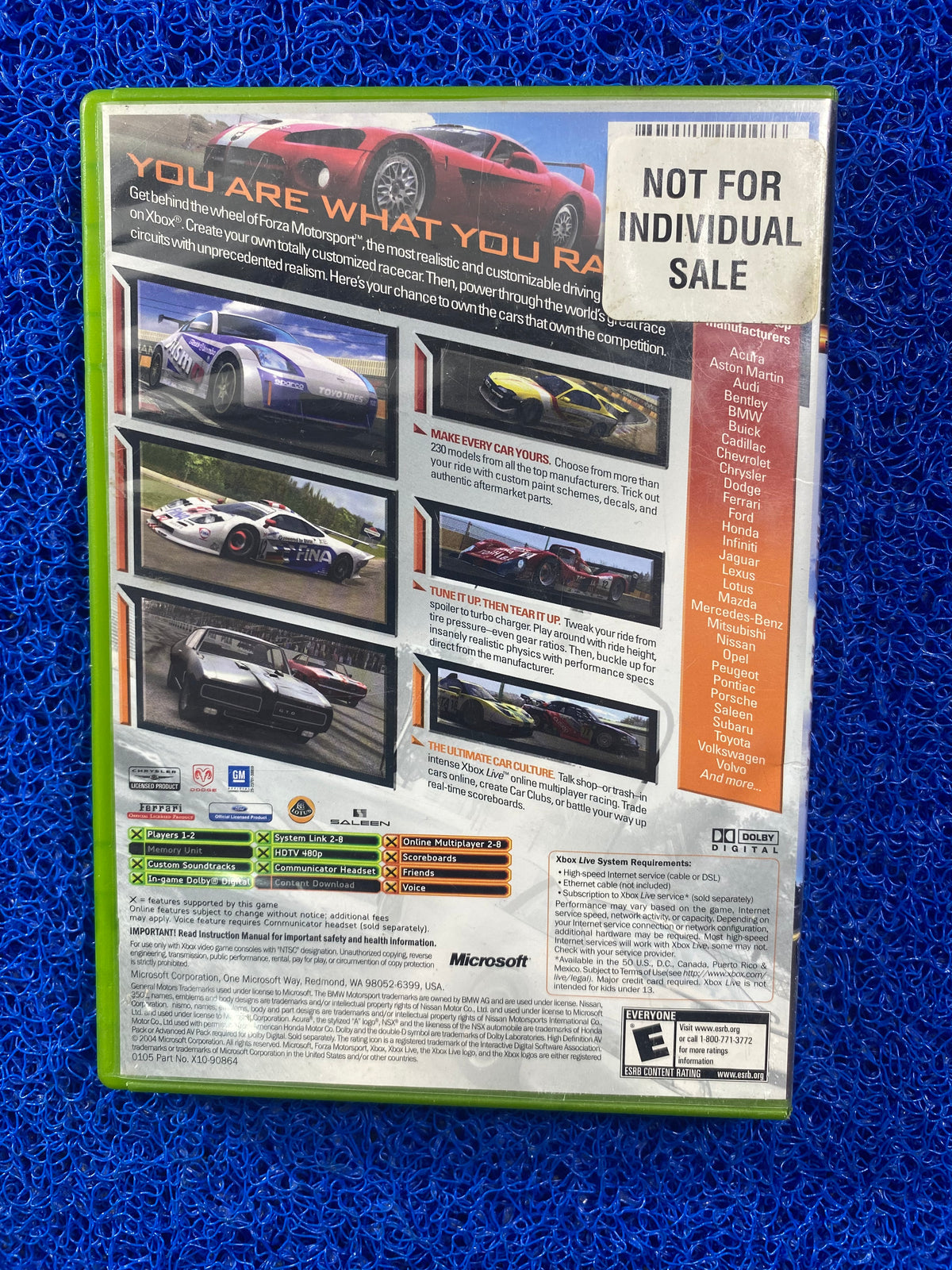 XBOX# Forza motorsports (A)