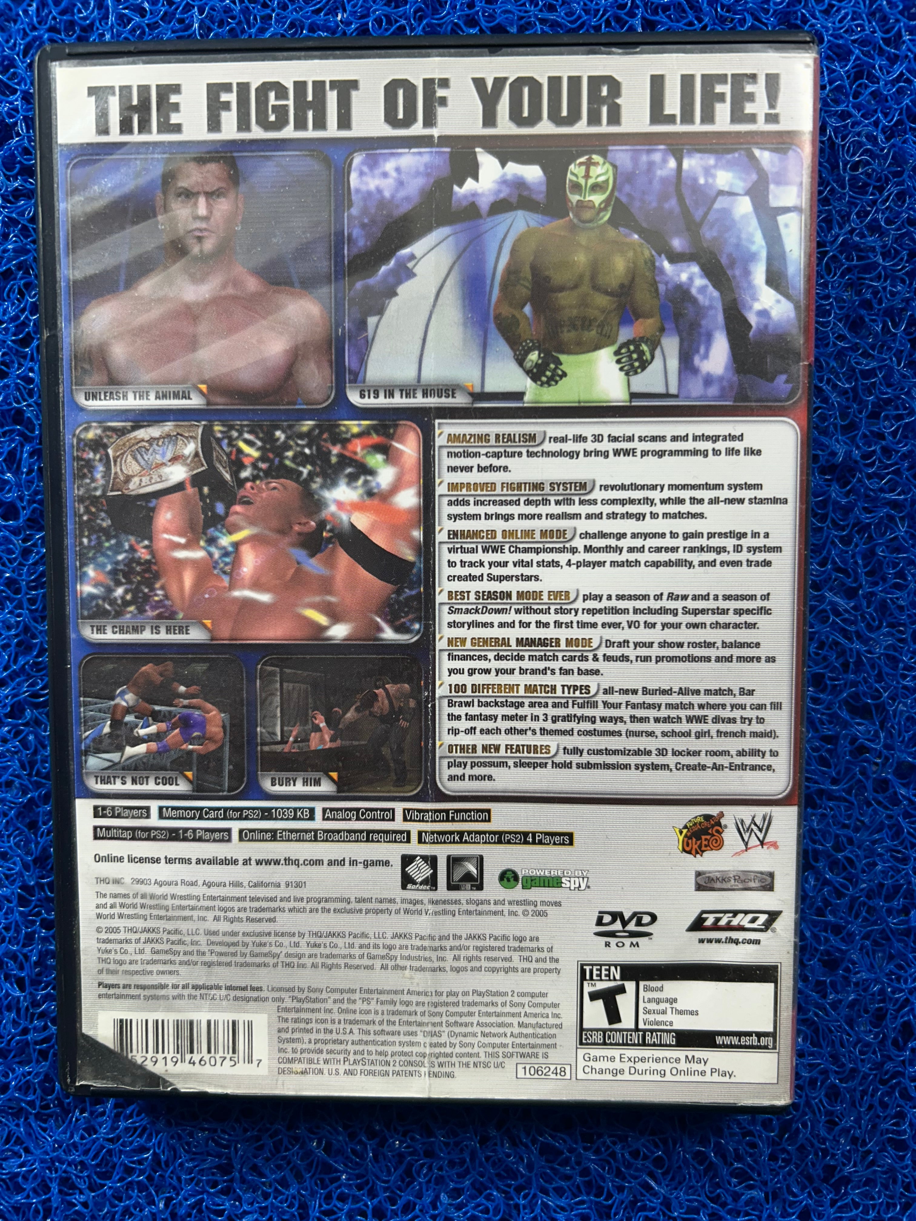 PS2 Smackdown vs. raw 2006 (A)
