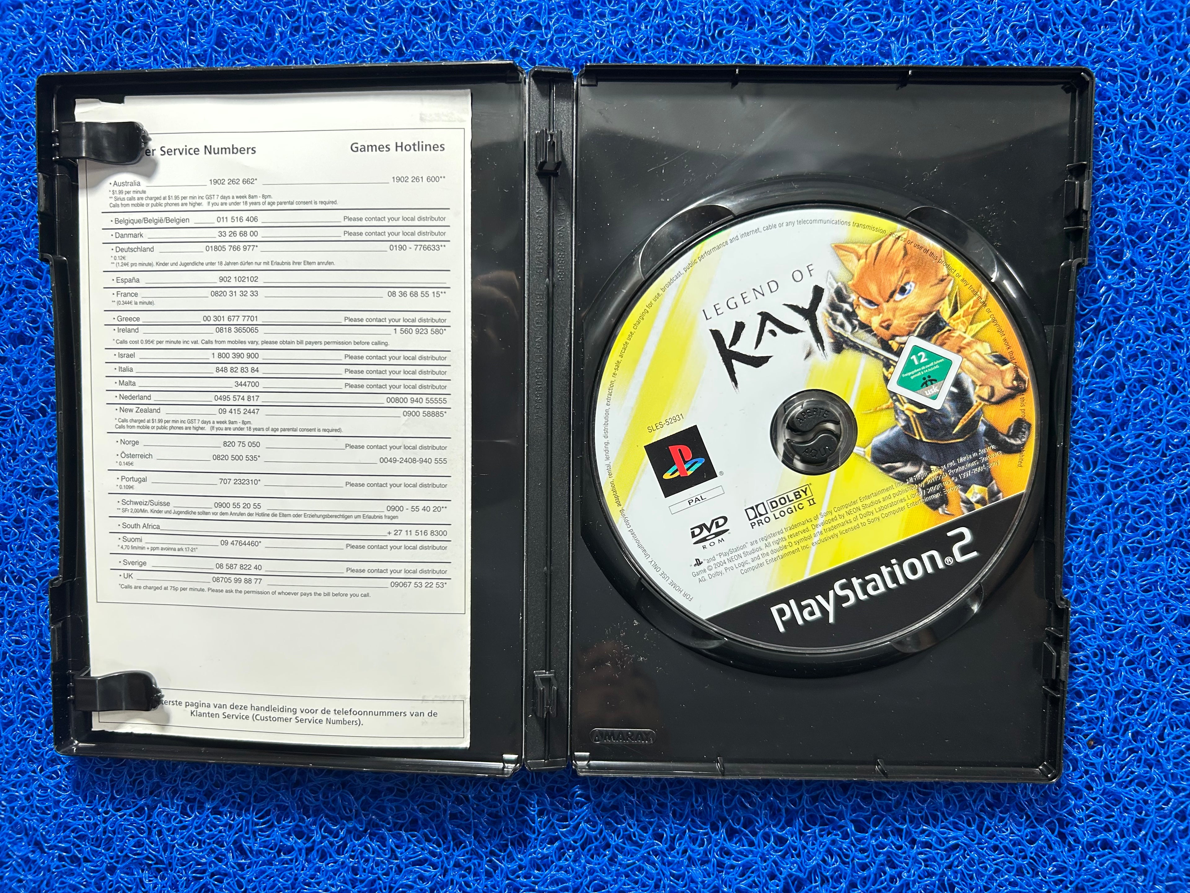 PS2 The legend of kay (E)