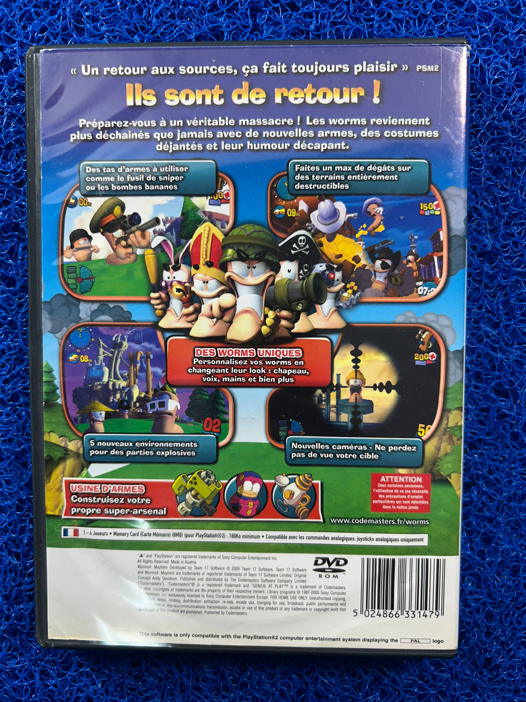 PS2 Worms 4 (E)
