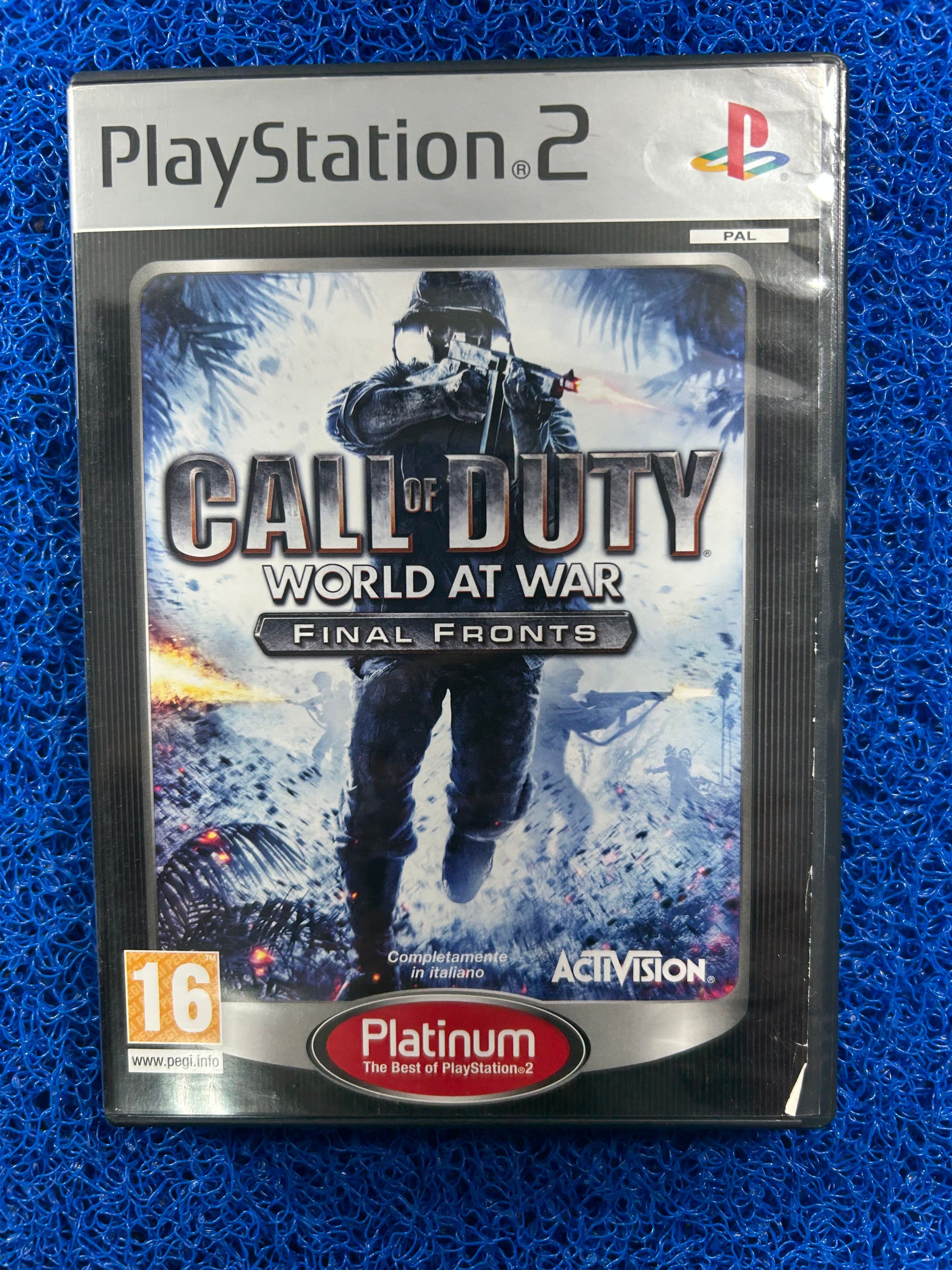 PS2 Call of duty word at war (E)