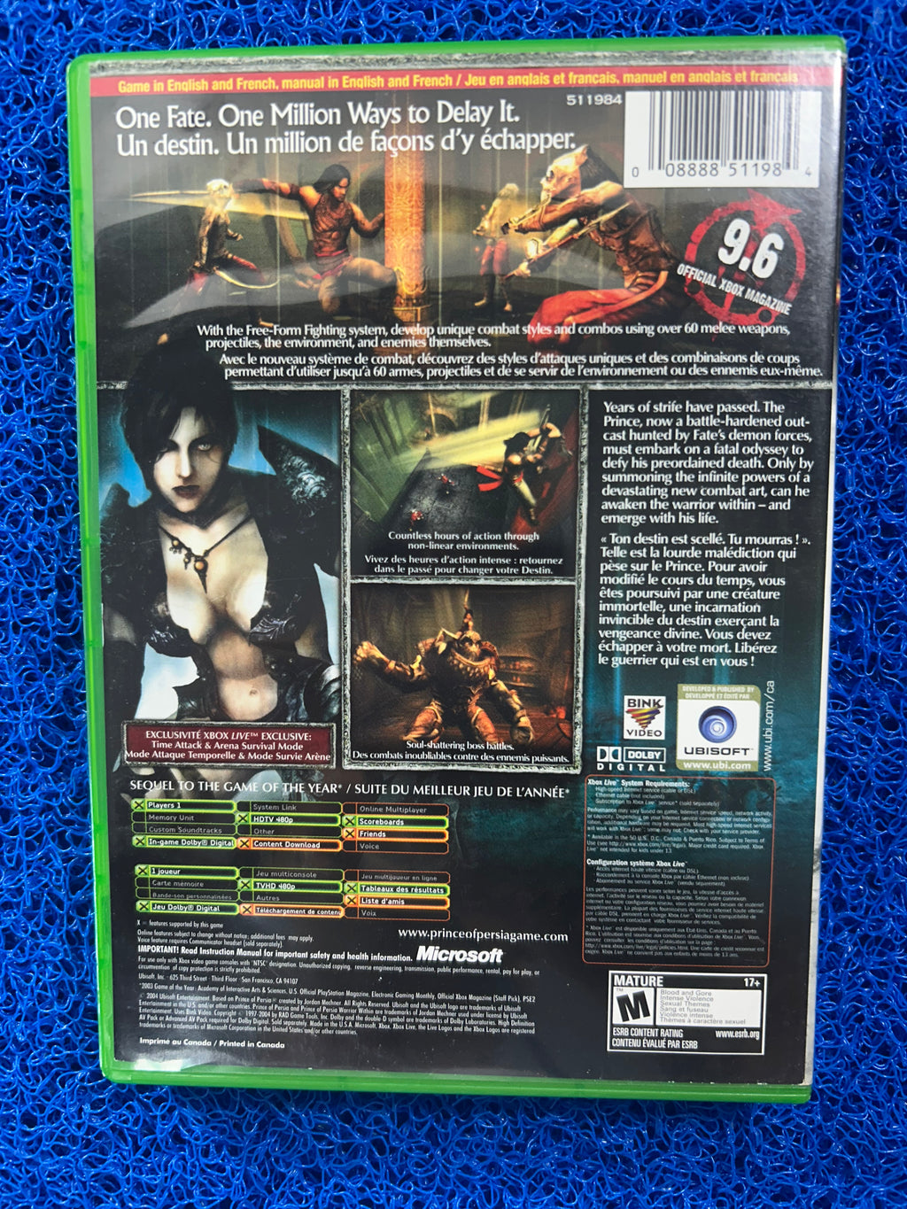 XBOX Prince of persia warrior within (A)
