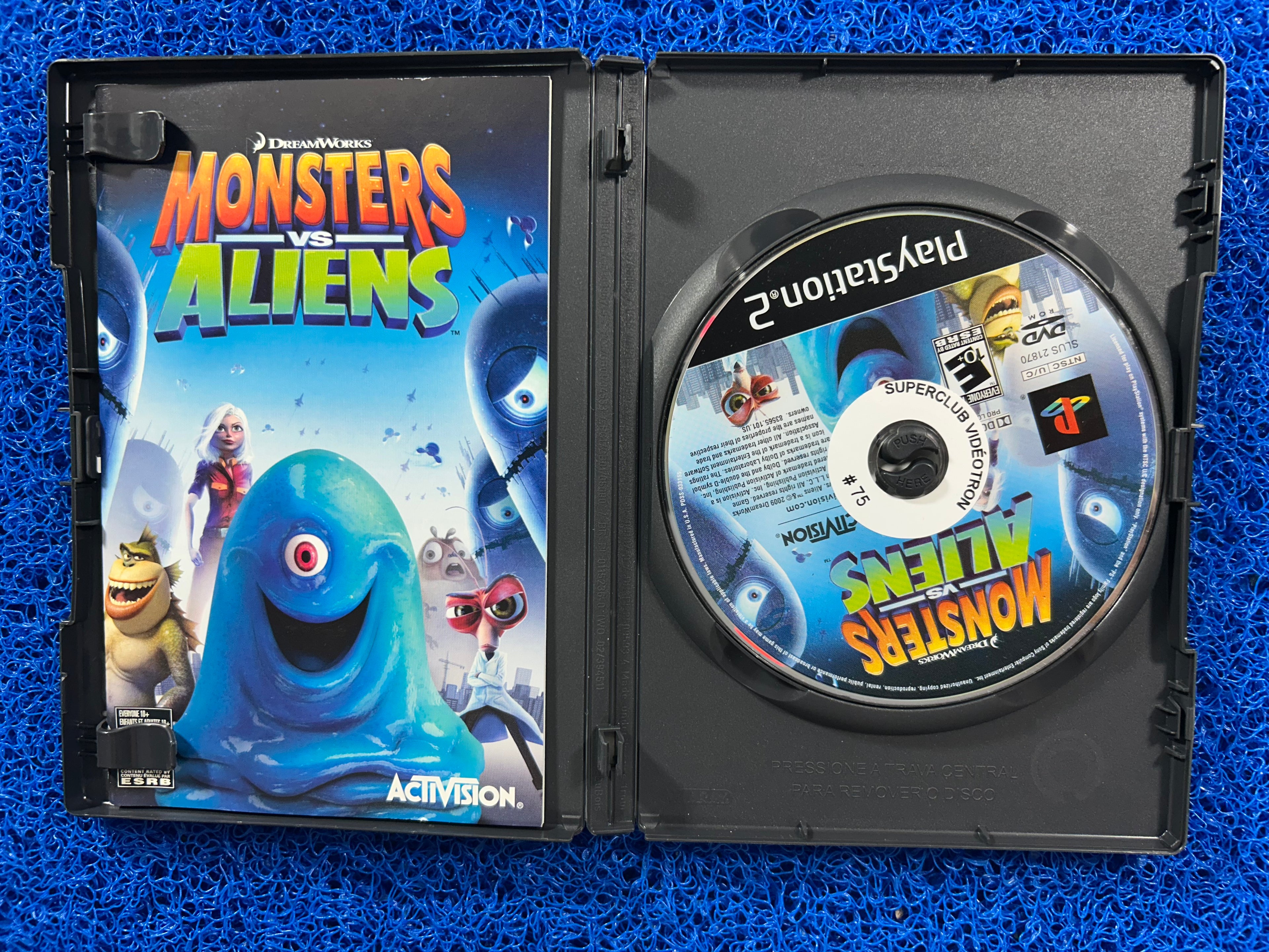 PS2 Monster vs. aliens (A)