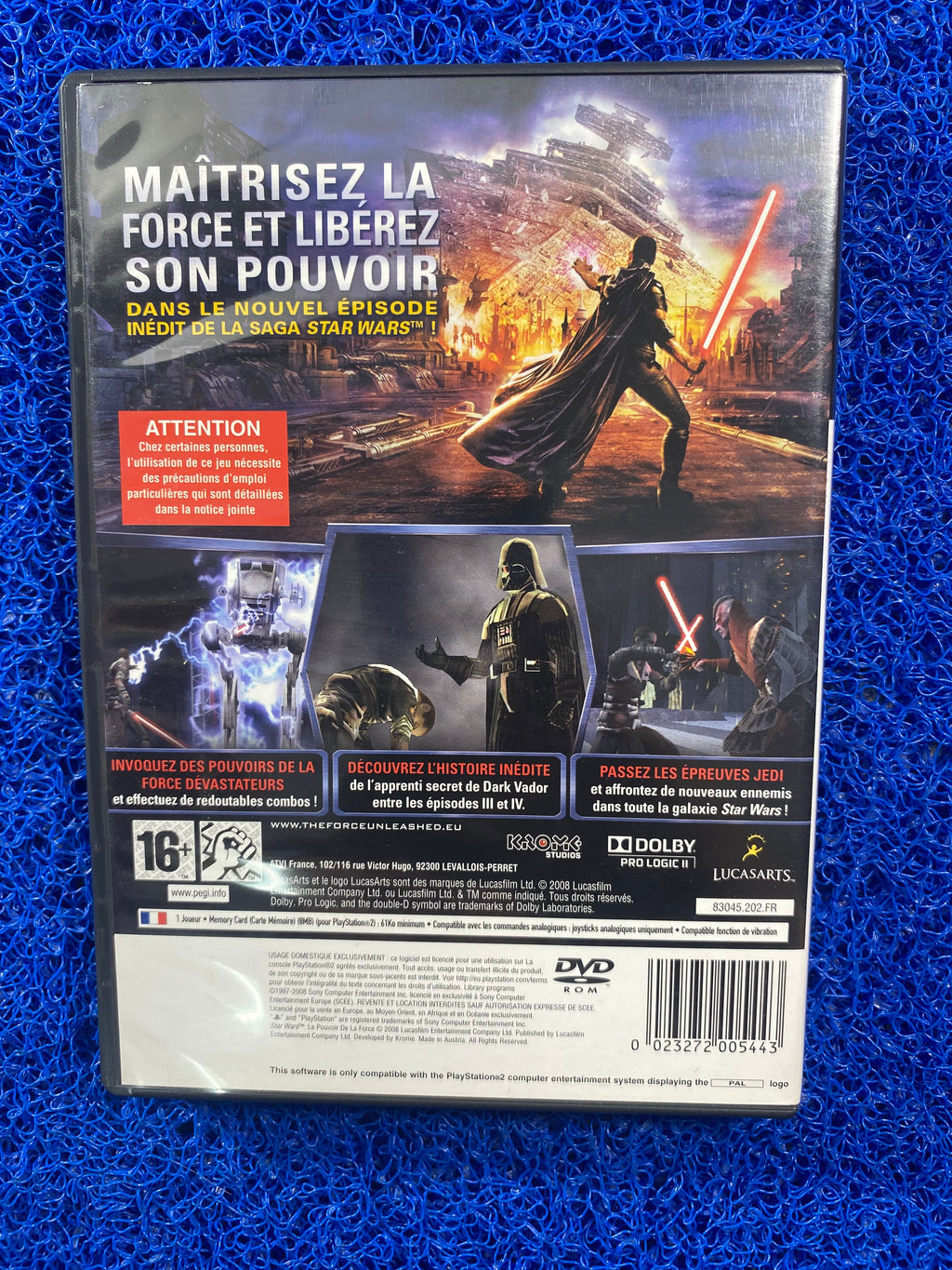 PS2# Star wars the force unleashed (E)