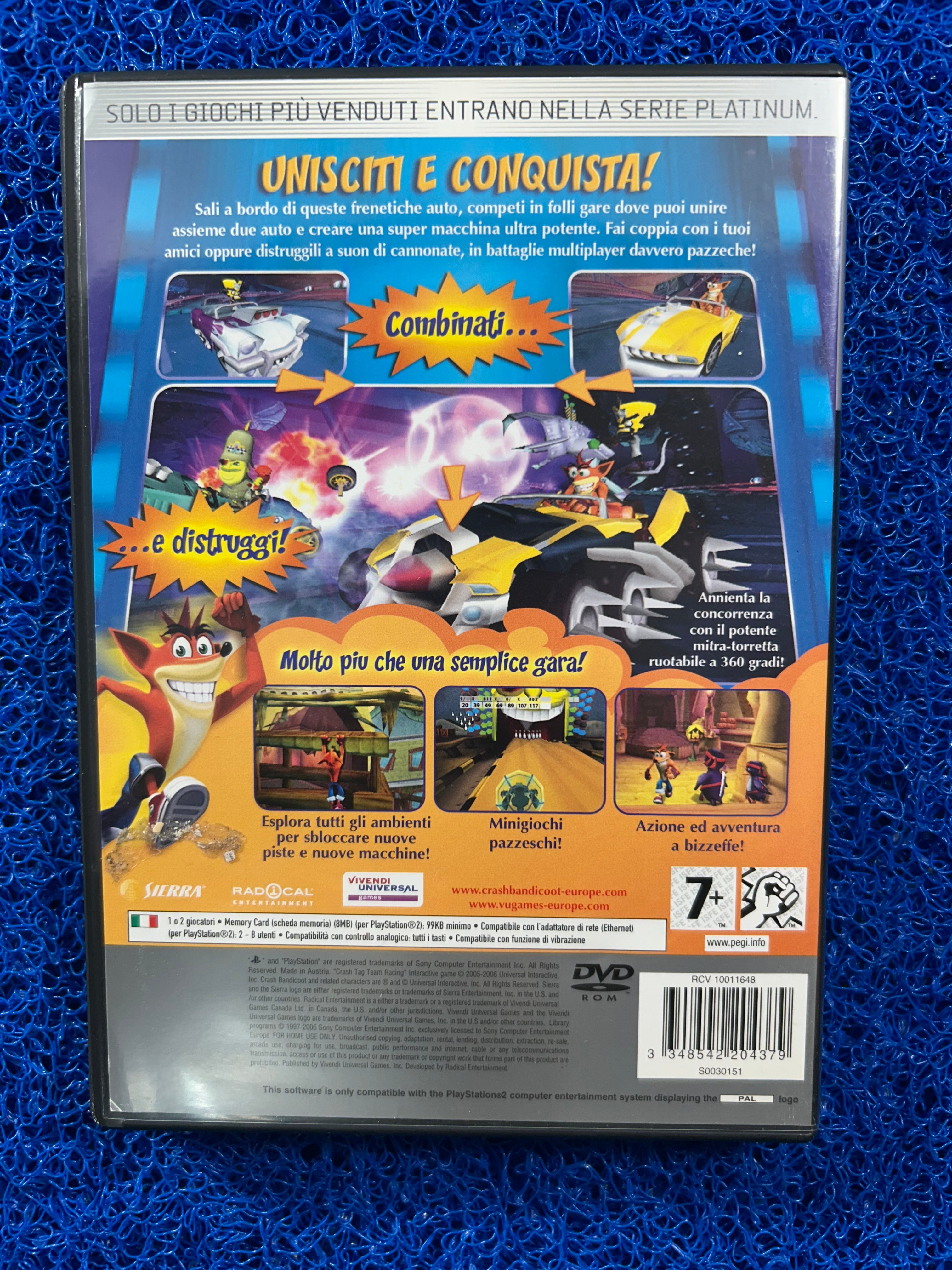 PS2 Crash team tag racing (E)