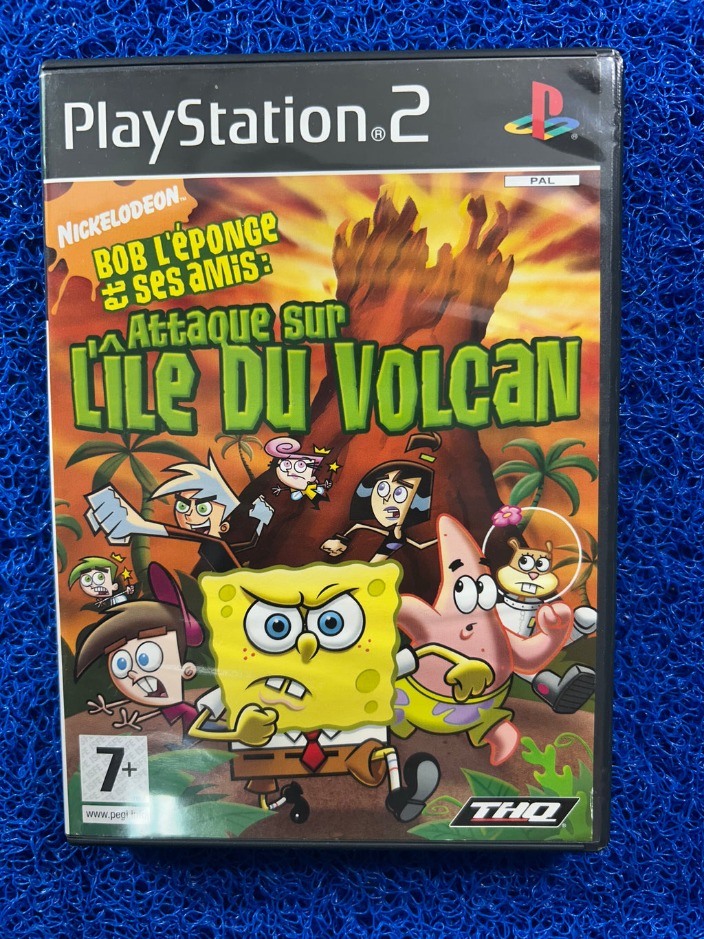 PS2 Spongebob squarepants and friends battle for volcano island (E)