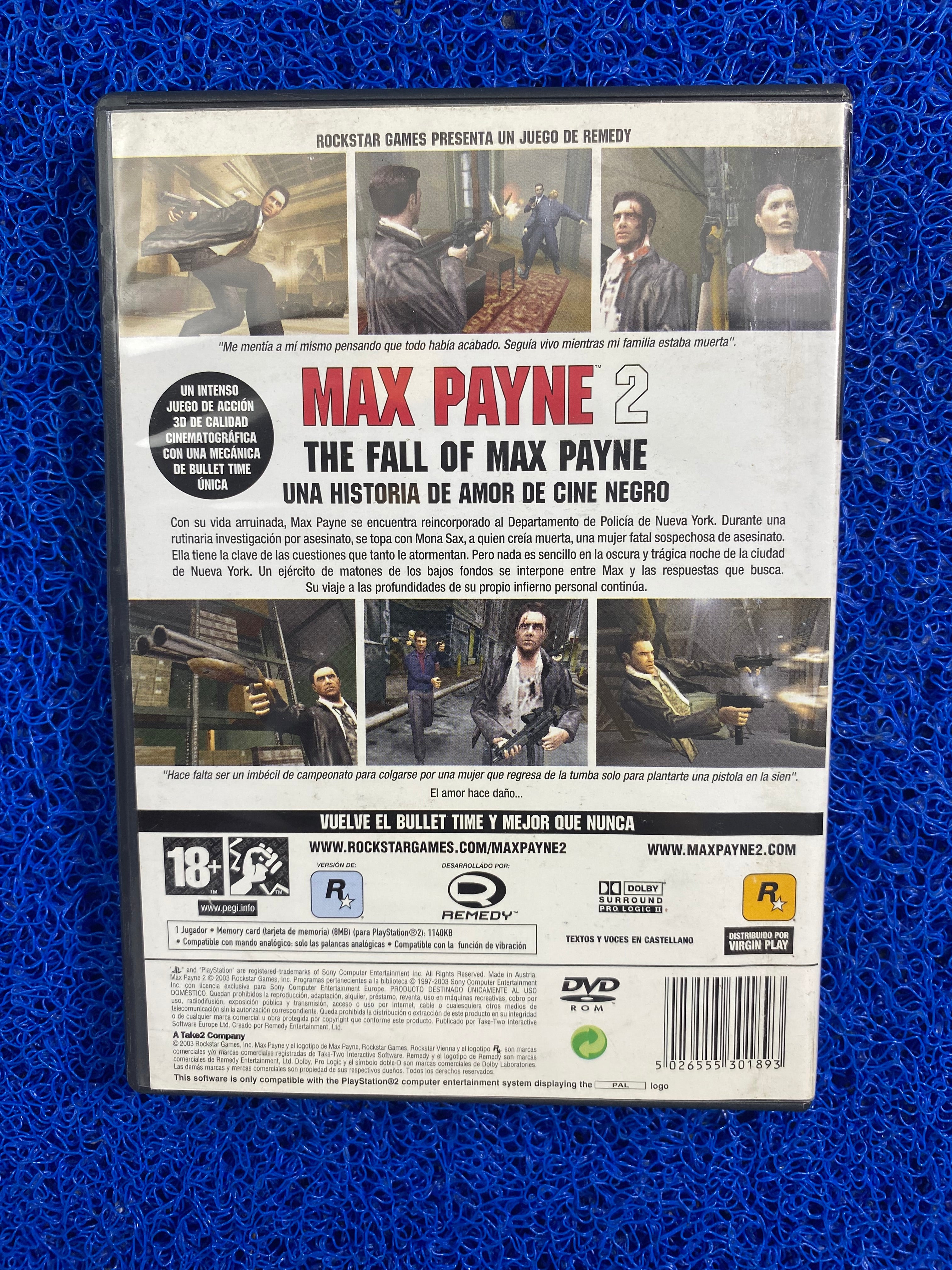 PS2# Max payne 2 (E)