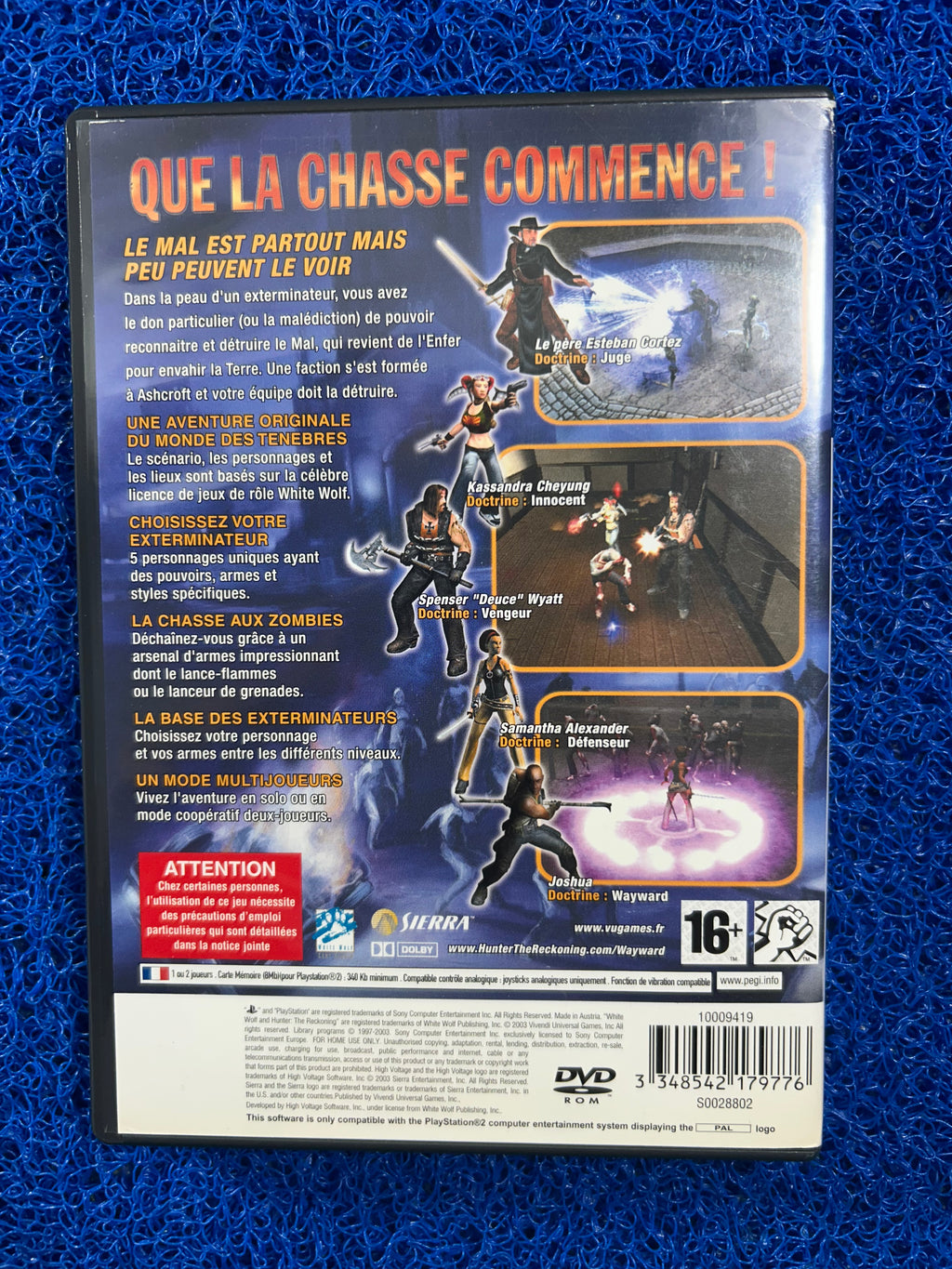 PS2# Hunter the reckoning wayward (E)