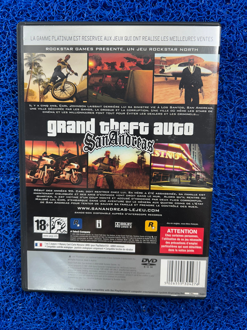 PS2 GTA San andreas (E)