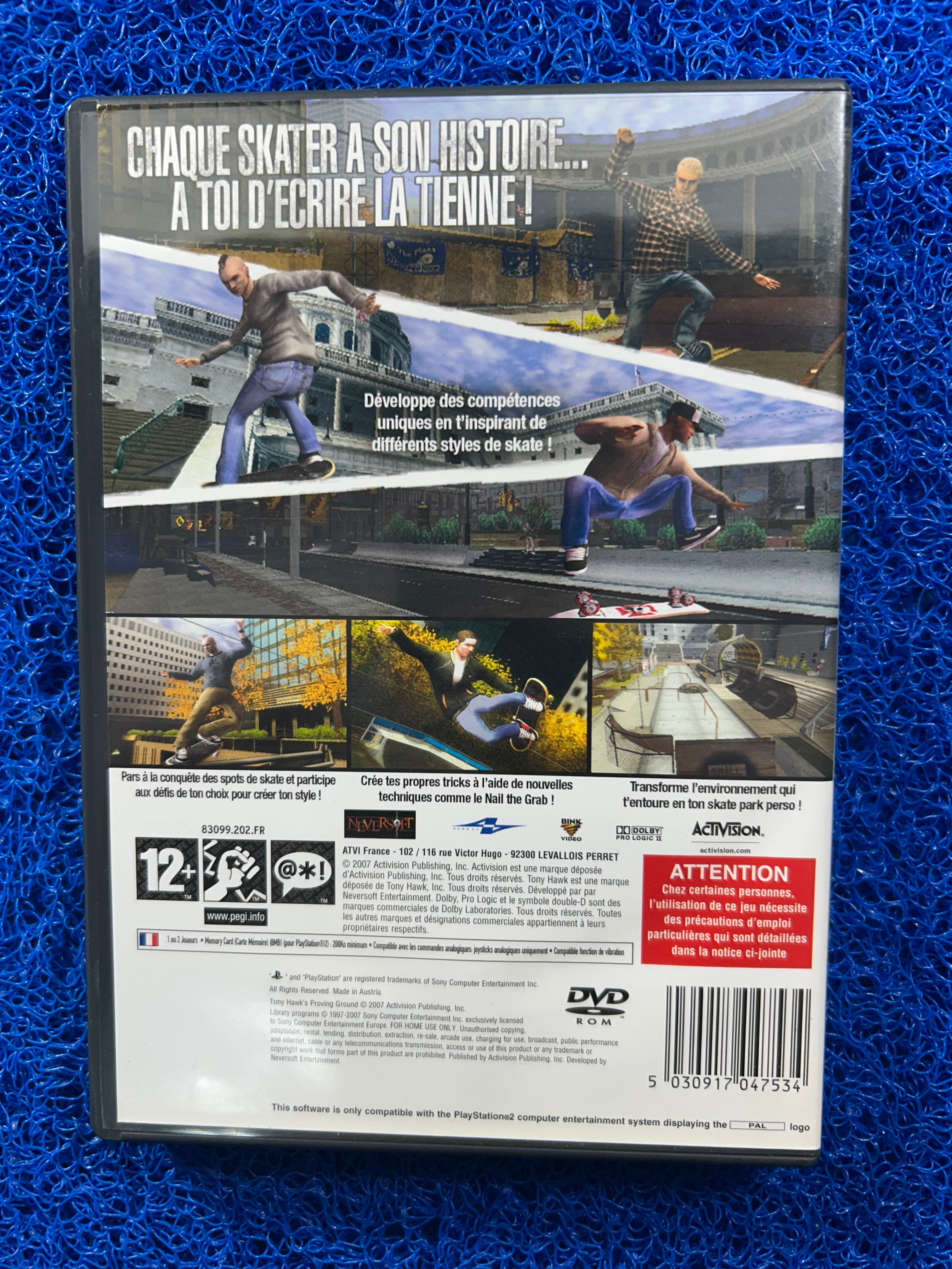PS2 Tony hawk proving ground (E)