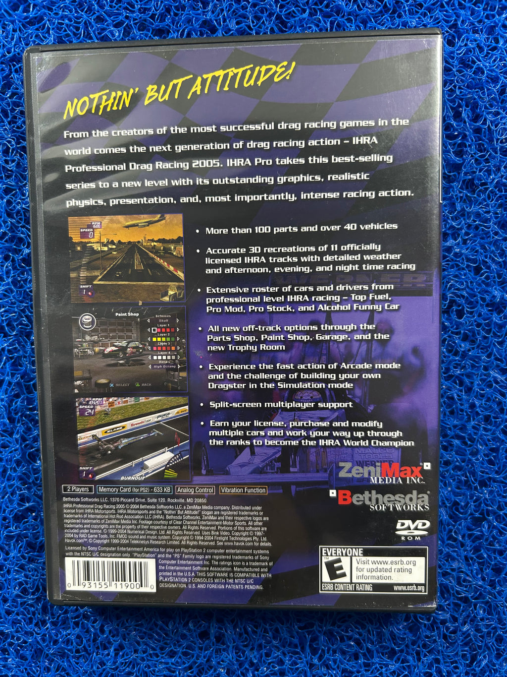 PS2 Professional Drag racing 2005 (A)