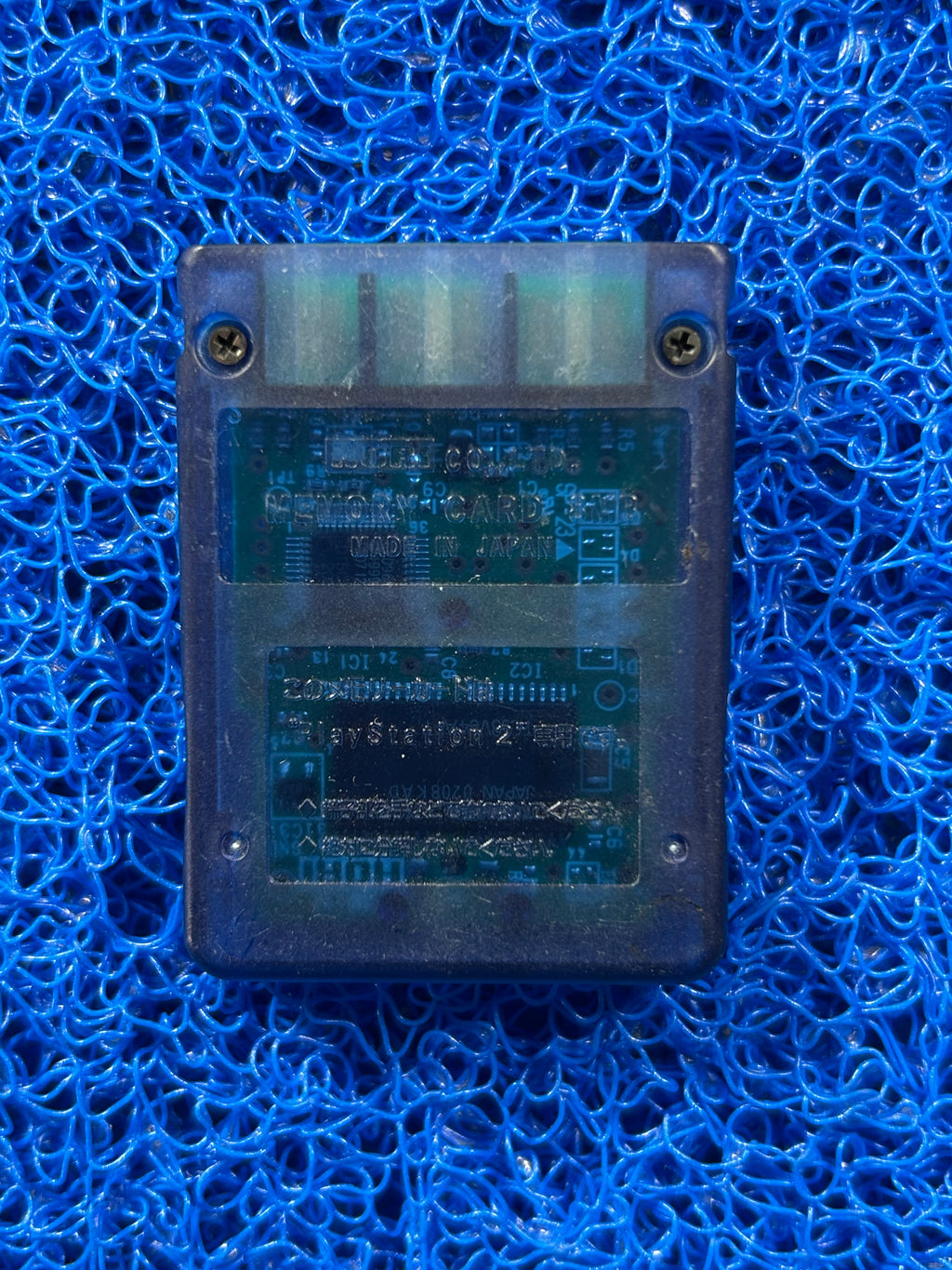 ACESSÓRIOS Memory card de ps2 azul translúcido