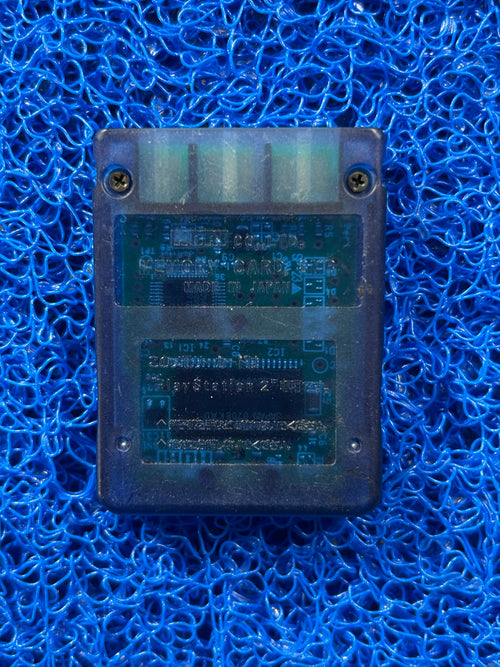 ACESSÓRIOS Memory card de ps2 azul translúcido