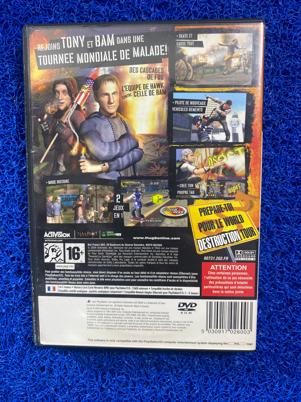 PS2# Tony hawk underground 2 (E)