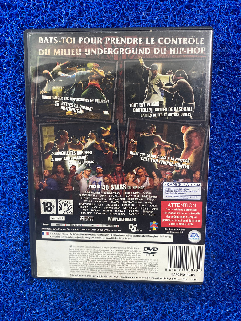 PS2# Def jam fight for ny (E)