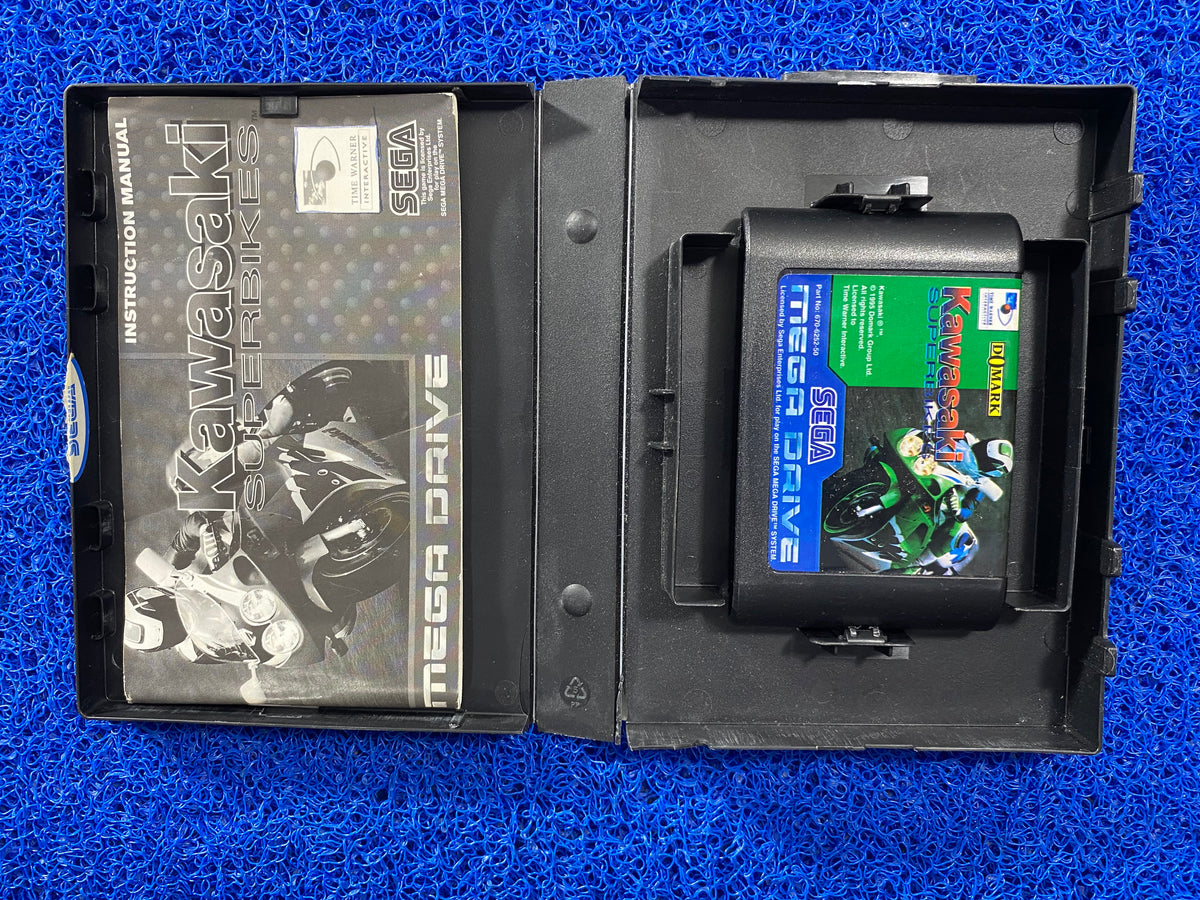 SEGA# Megadrive Kawasaki superbikes (E)